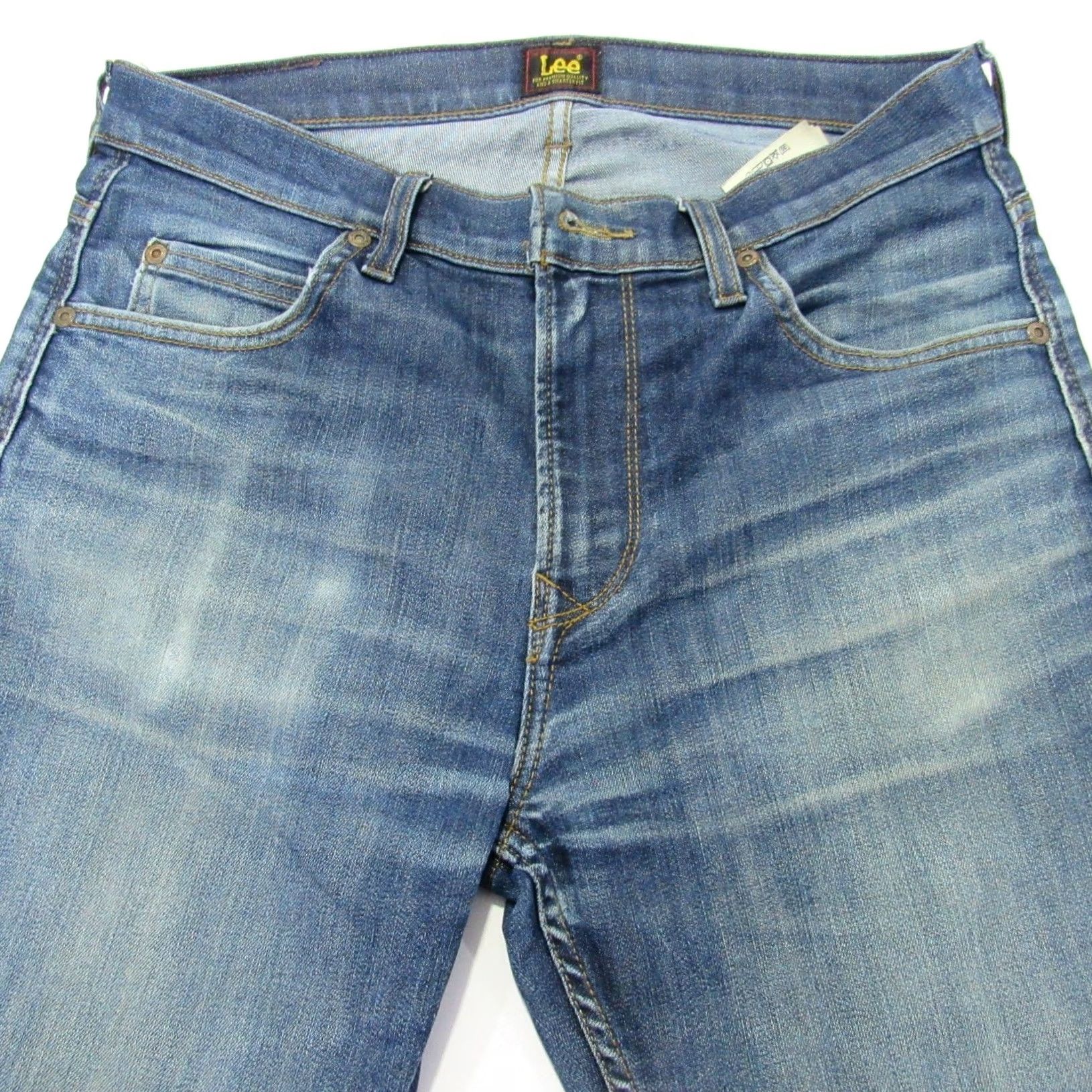 Lee Lee Vtg Rider Men’s Stretch Slim Fit Straight Leg Jeans W31 L32 REF (Y14718) Size US 31 - 2 Thumbnail