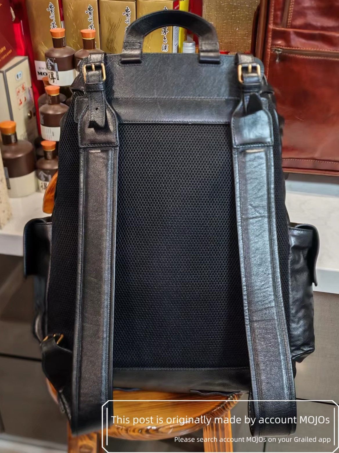 Gucci Gucci Marmont Leather Runway Logo Backpack mojos117 Size ONE SIZE - 3 Thumbnail