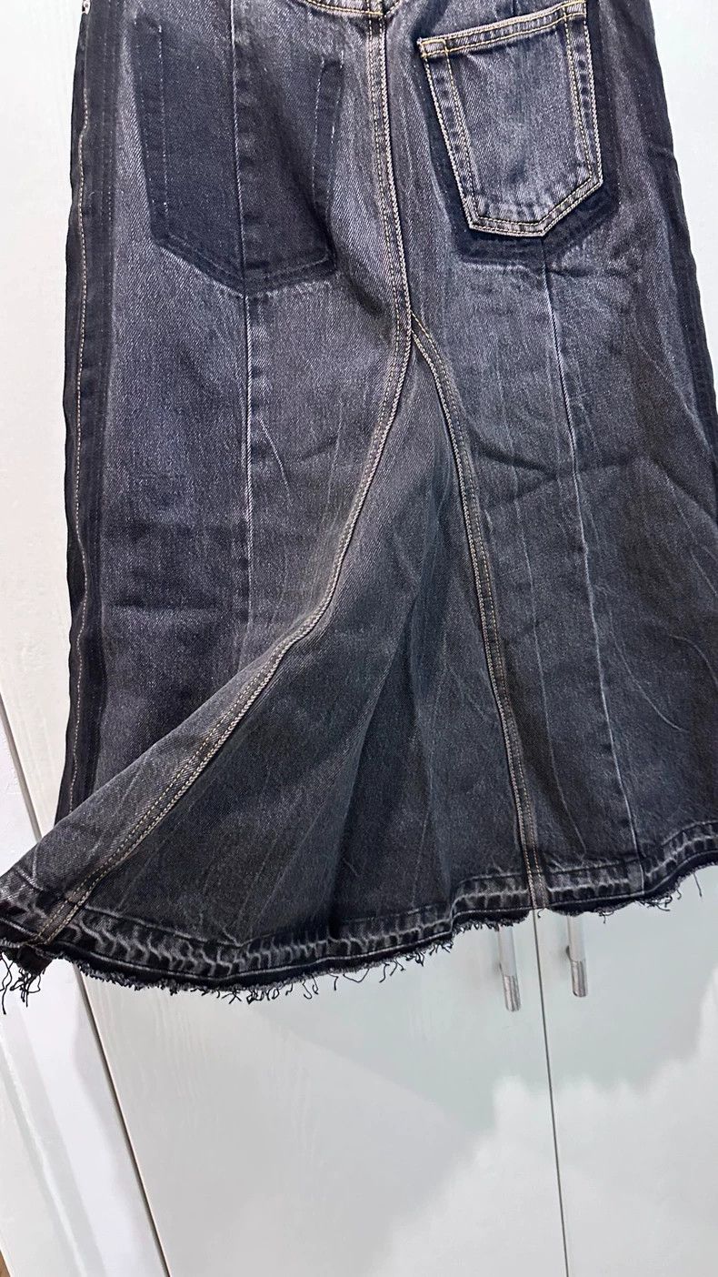 Alexander McQueen Alexander McQUEEN size 38 Cut and make old black denim ski Size 28" / US 6 / IT 42 - 5 Thumbnail