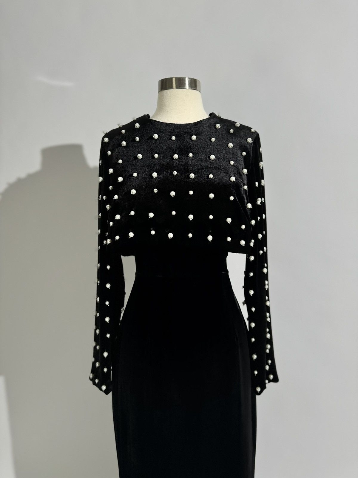 Other Brand New US 8 SAFIYAA Pearl Cape Evening Gown Size M / US 6-8 / IT 42-44 - 3 Thumbnail