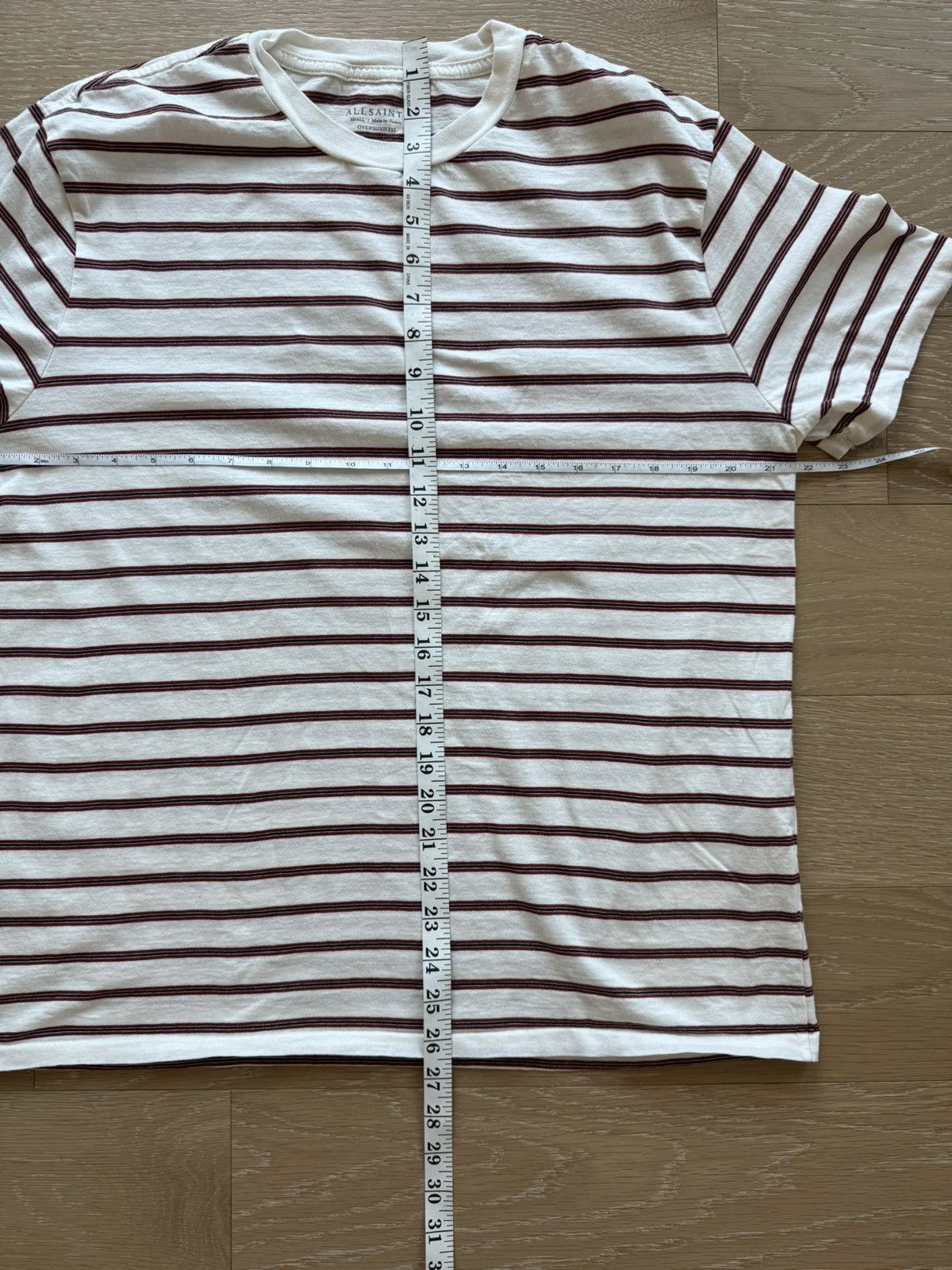 Allsaints Allsaints Travis Crew Striped Shirt Size US S / EU 44-46 / 1 - 8 Thumbnail