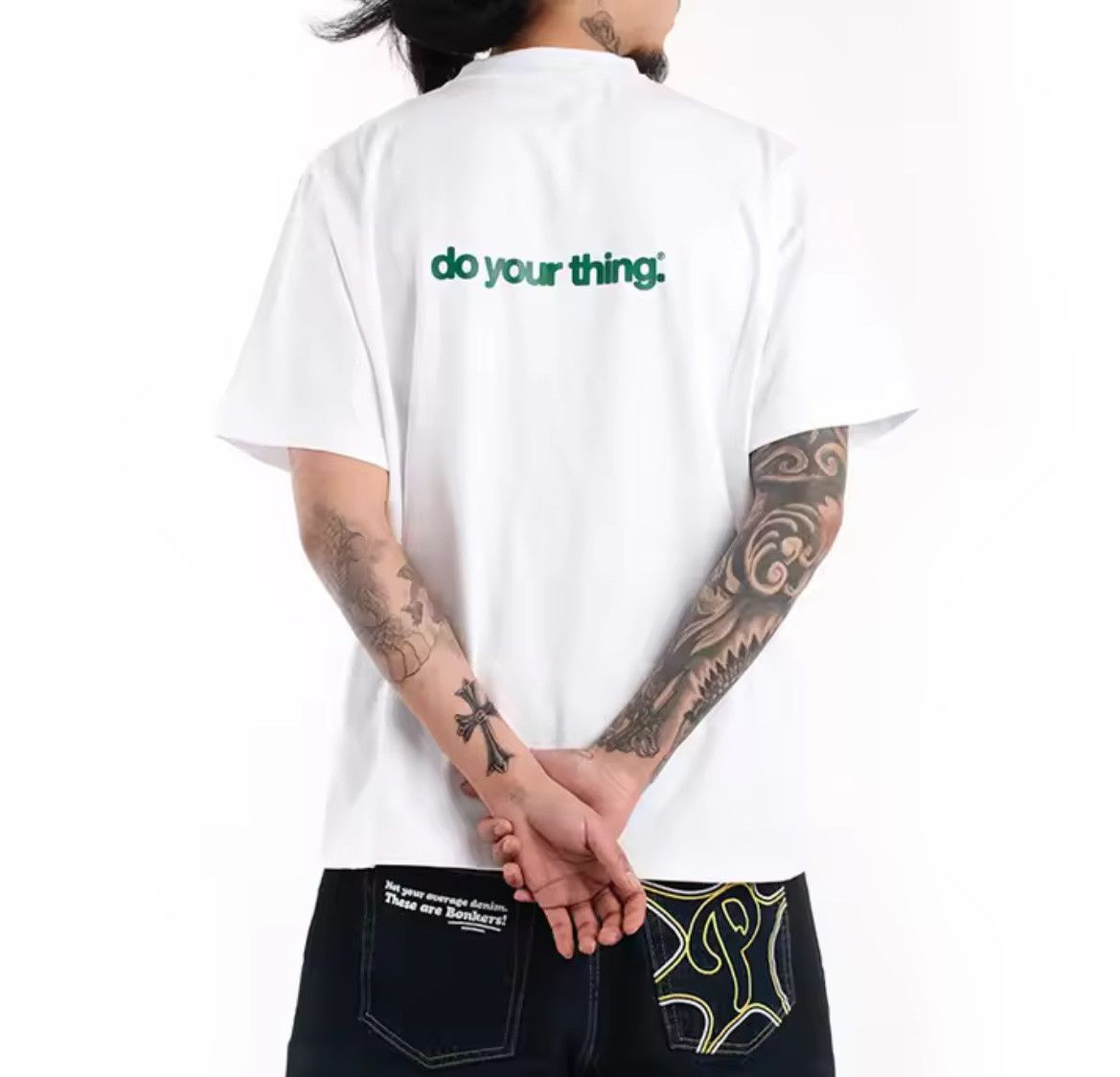 Japanese Brand Y2K Streetwear Hip Hop Do Your Things Good Print T-Shirt Size US L / EU 52-54 / 3 - 3 Thumbnail