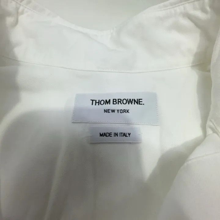 Thom Browne Thom Browne White RWB Stripe Long Sleeve Shirt -2507 Size M / US 6-8 / IT 42-44 - 9 Thumbnail