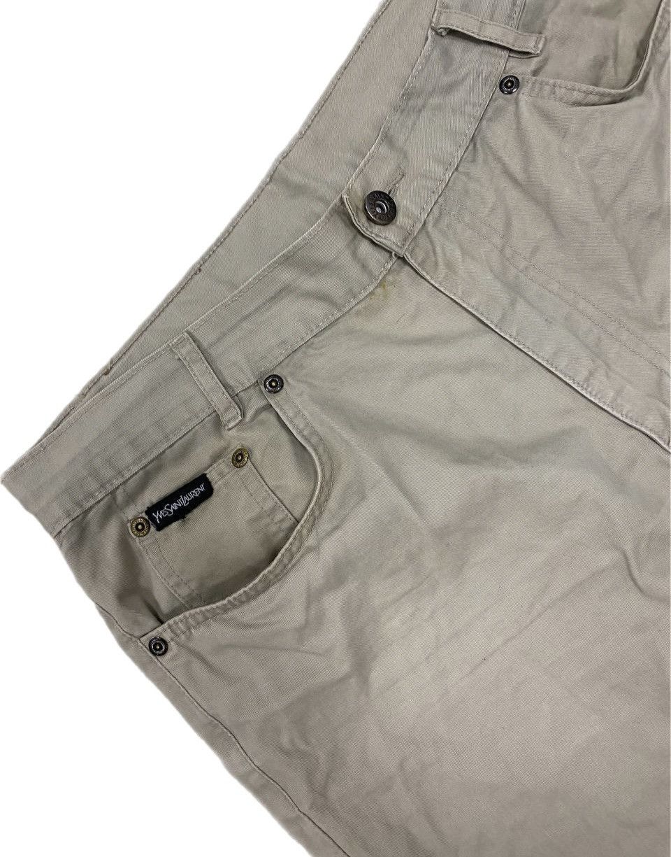 Yves Saint Laurent Vintage YSL Yves Saint Laurent Pour Homme Pants Big Logo Size US 34 / EU 50 - 4 Thumbnail