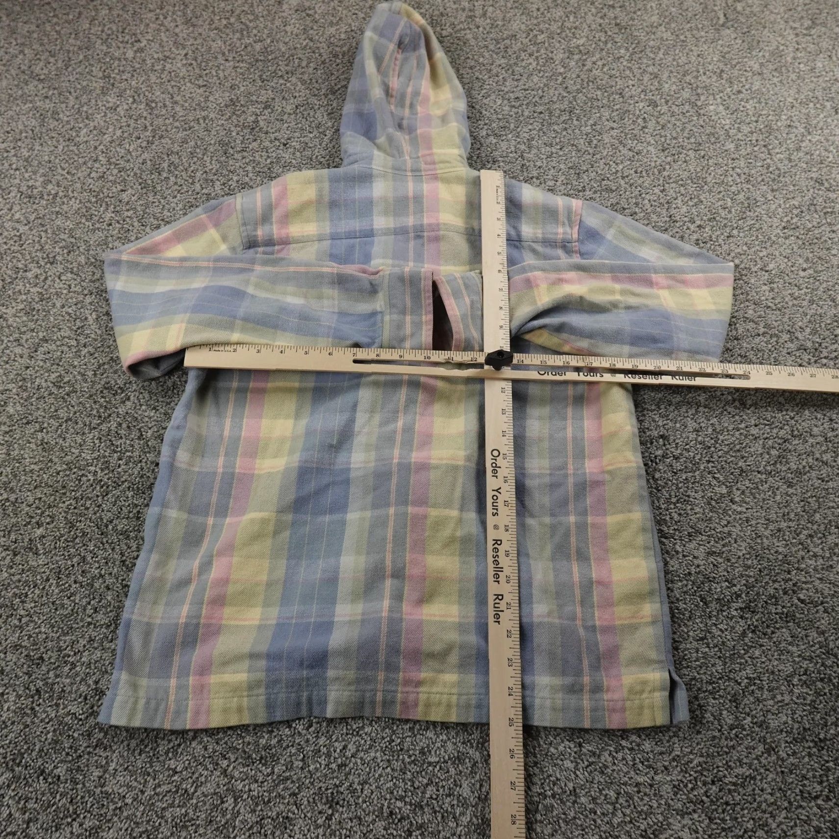 Ralph Lauren Ralph Lauren Jacket Womens M Plaid Hooded Full Zip Shirt Shacket Coat Preppy Size M / US 6-8 / IT 42-44 - 7 Thumbnail
