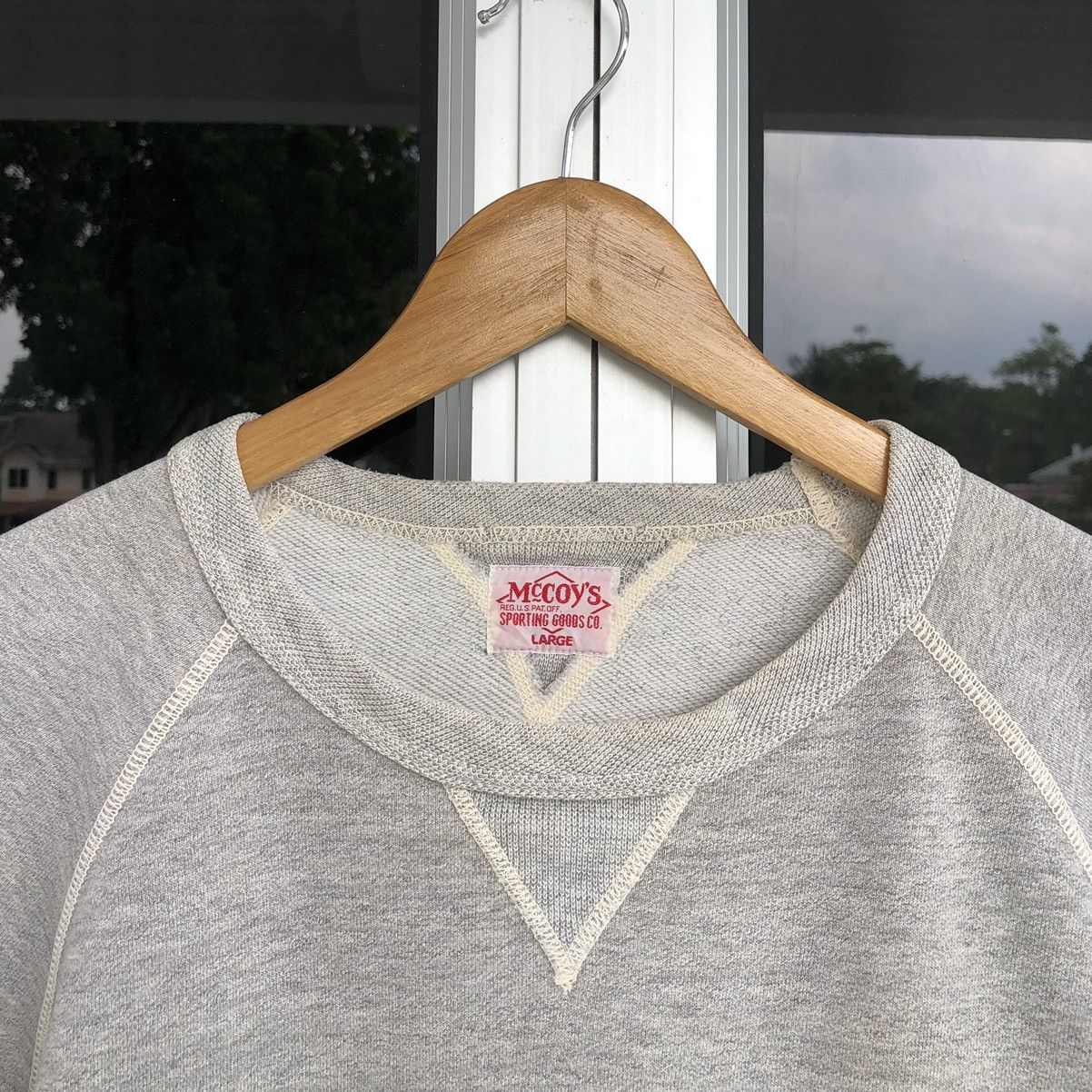 The Real McCoy's 🔥VTG THRASHED The Real Mccoys MC13021 10oz. Sweatshirt Grey Size US L / EU 52-54 / 3 - 2 Thumbnail
