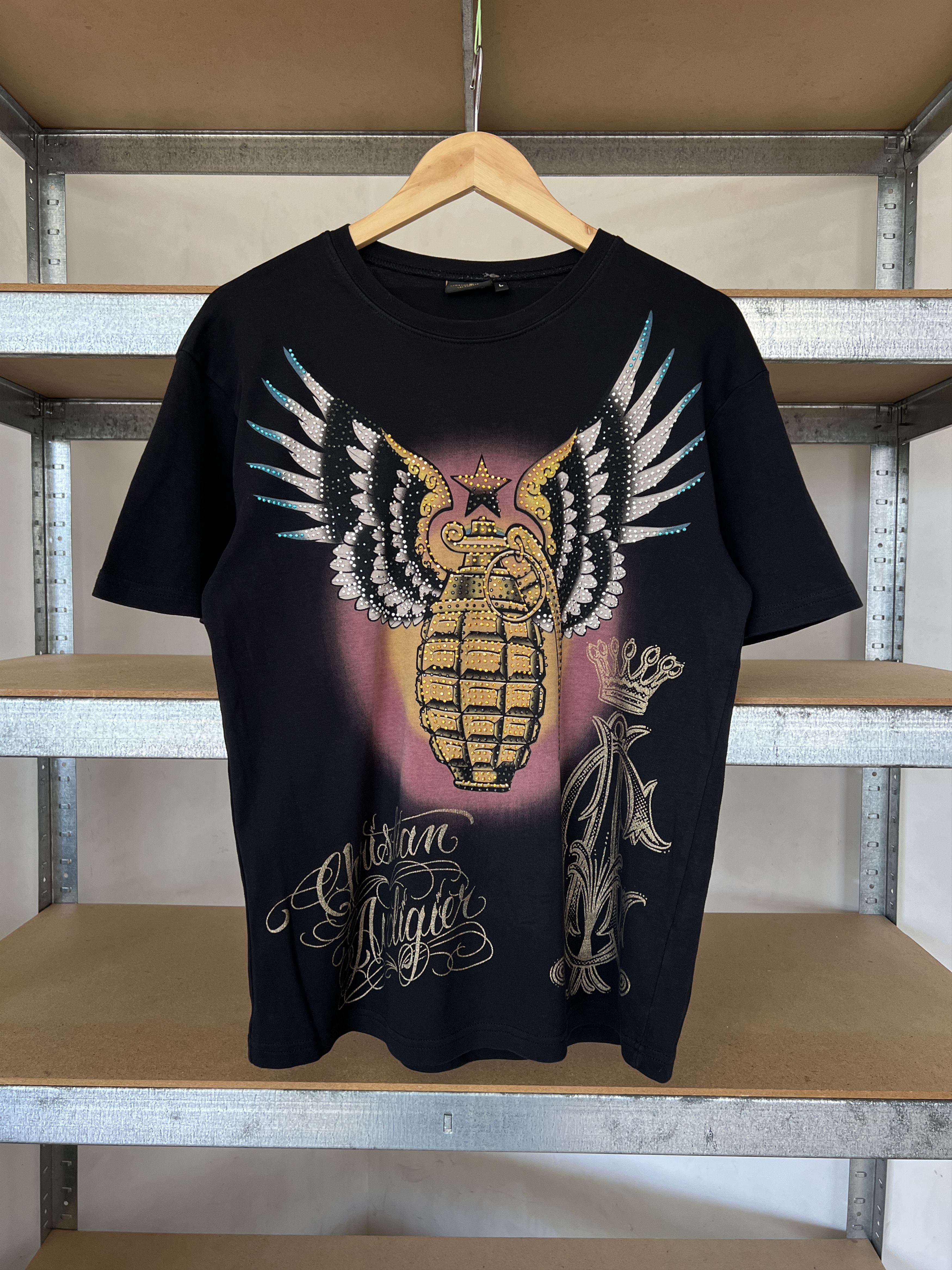 Christian Audigier Christian Audigier Y2K Vintage Affliction Style Tee Size US L / EU 52-54 / 3 - 1 Thumbnail