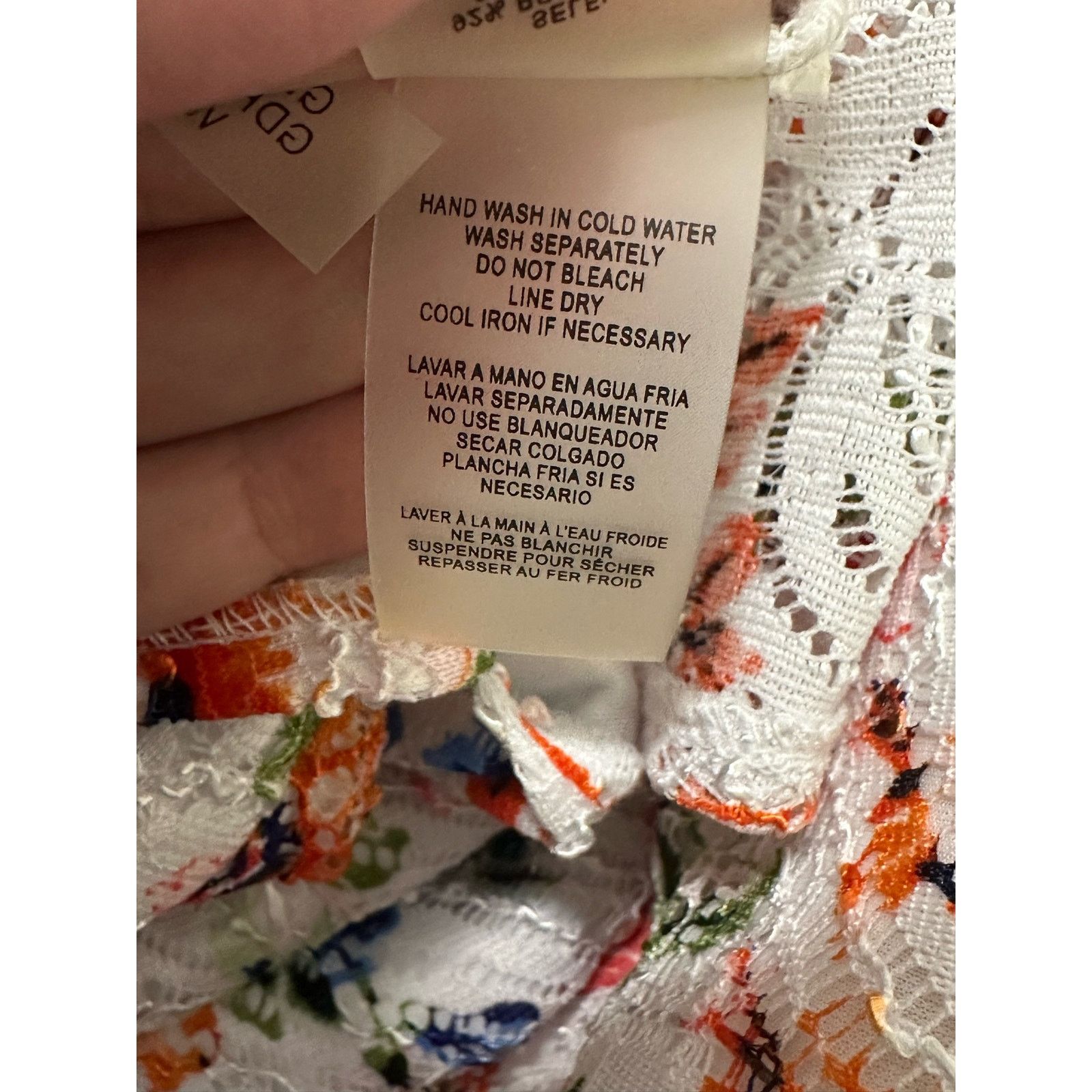 Guess Guess White Red Floral Off-The-Shoulder Midi Dress size 14 Size XL / US 12-14 / IT 48-50 - 4 Thumbnail