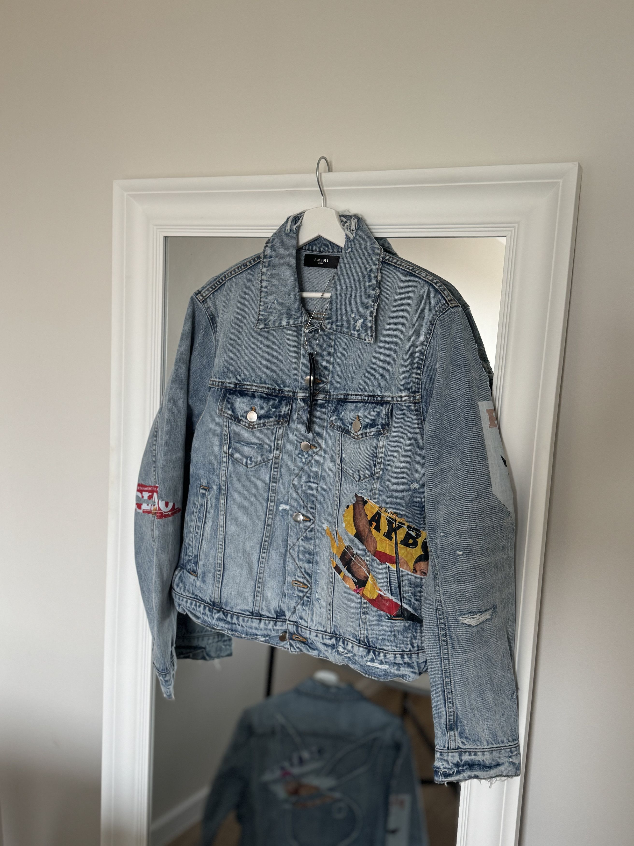 Amiri AMIRI X PLAYBOY DENIM JACKET Size US L / EU 52-54 / 3 - 2 Thumbnail