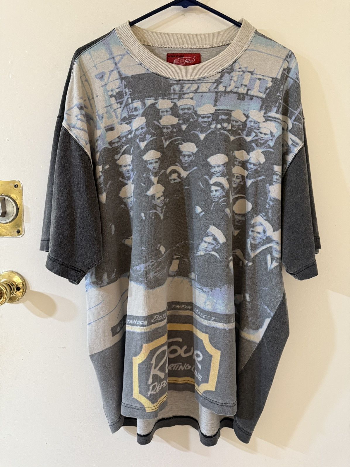 Vintage Vintage Retour Shirt Size US XL / EU 56 / 4 - 1 Thumbnail
