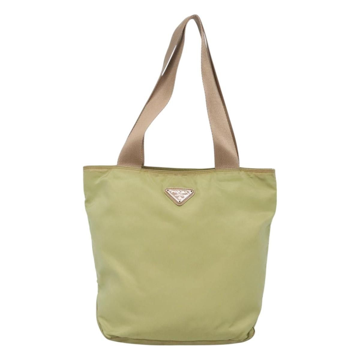 Prada PRADA Tote Bag Nylon Light Green Size ONE SIZE - 2 Thumbnail