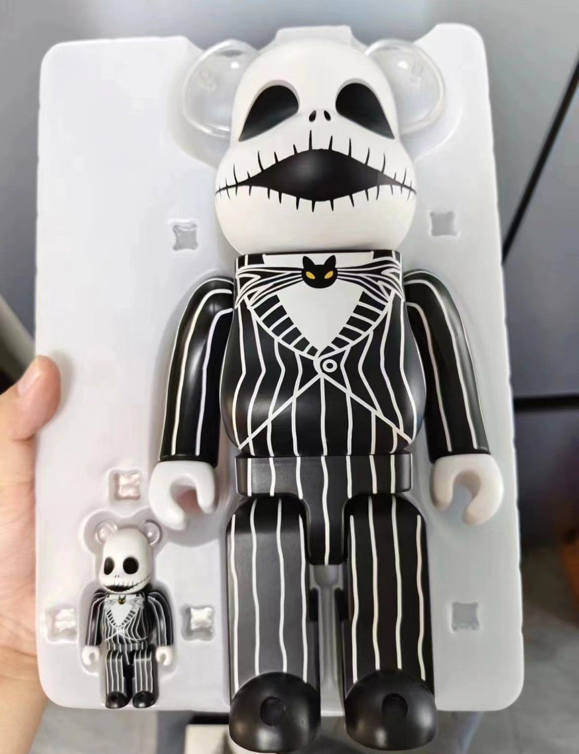 Japanese Brand Bearbrick Disney Jack Skellington 100% & 400% Set Size ONE SIZE - 1 Thumbnail