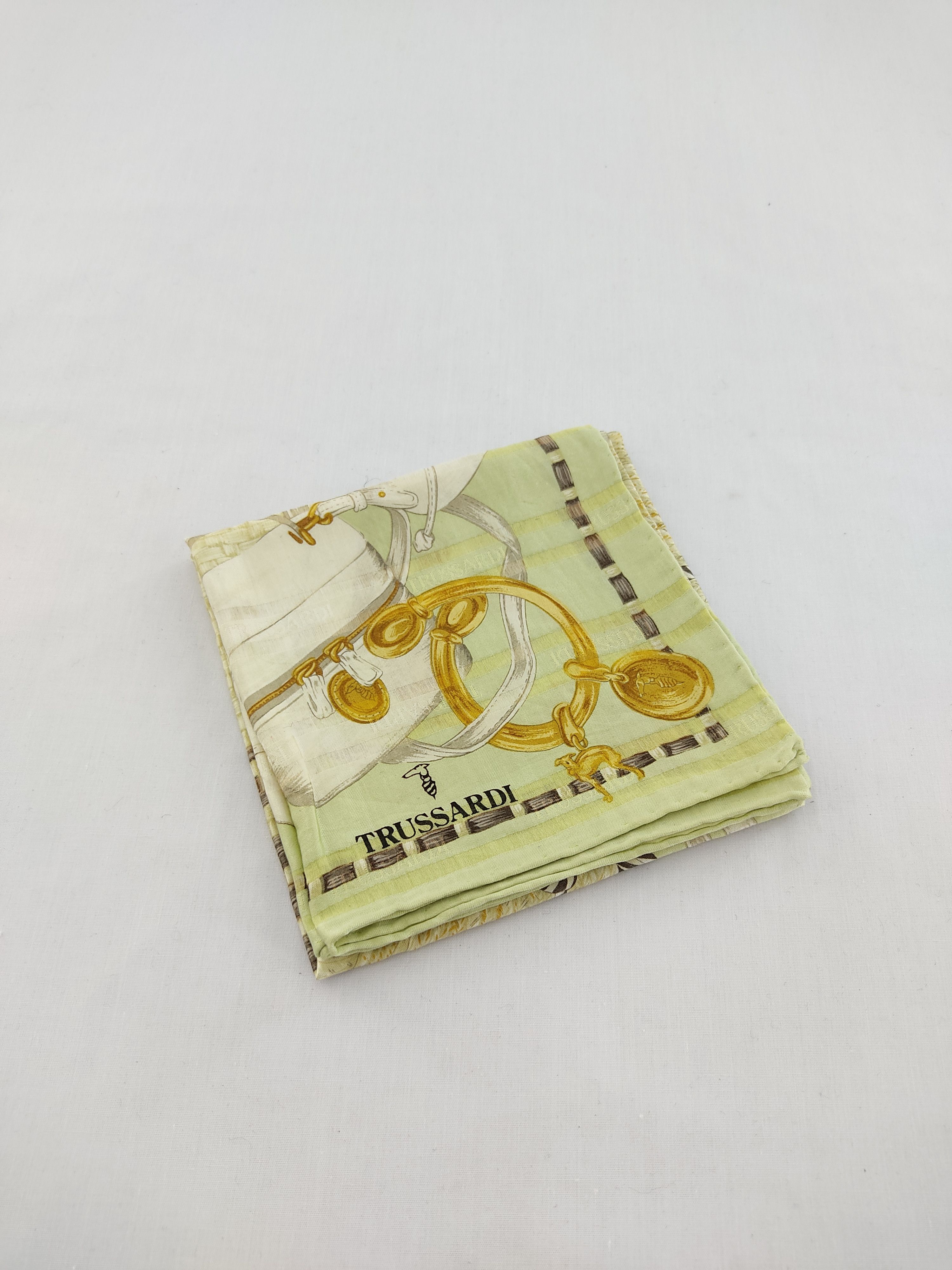Designer × Trussardi × Vintage Trussardi Handkerchief / Neckwear / Bandana Size ONE SIZE - 3 Thumbnail