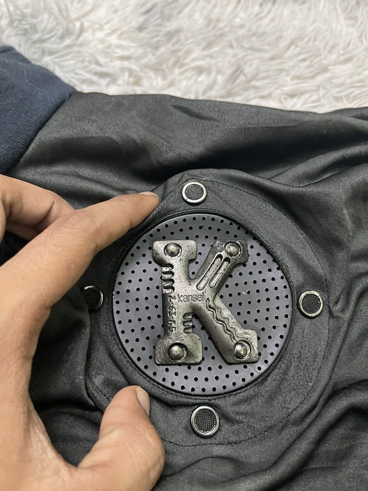 Kansai Yamamoto 90s KANSAI YAMAMOTO BONDAGE BOMBER JACKET COTTON Size US M / EU 48-50 / 2 - 8 Thumbnail