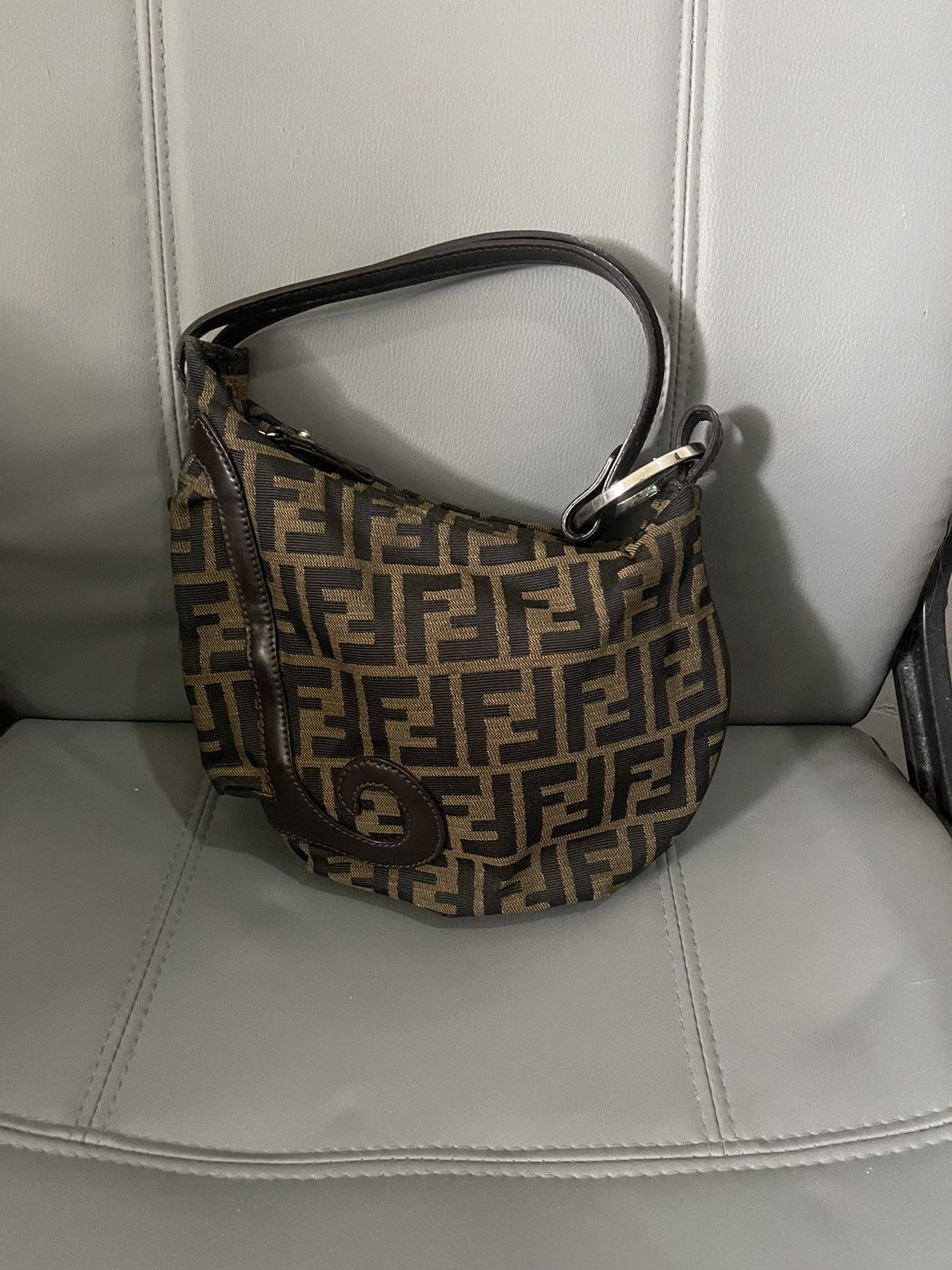 Fendi × Vintage Fendi Zucca Oyster Baguette Size ONE SIZE - 11 Thumbnail