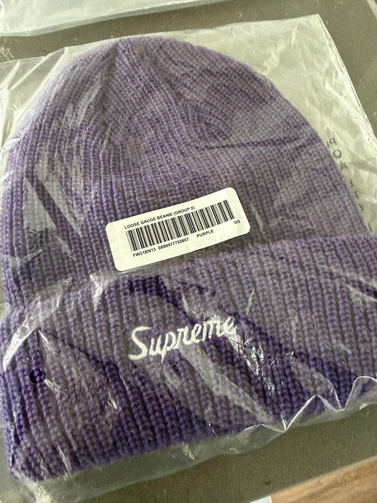 Supreme Supreme Loose Gauge Beanie Size ONE SIZE - 2 Thumbnail
