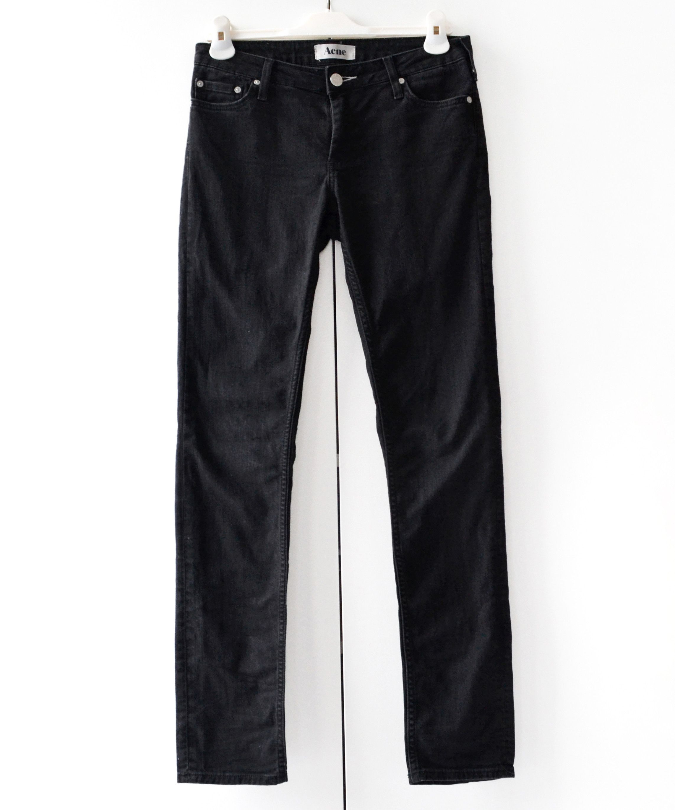 Acne Studios Jeans Black Denim Kex/8Mooth Size 29/32