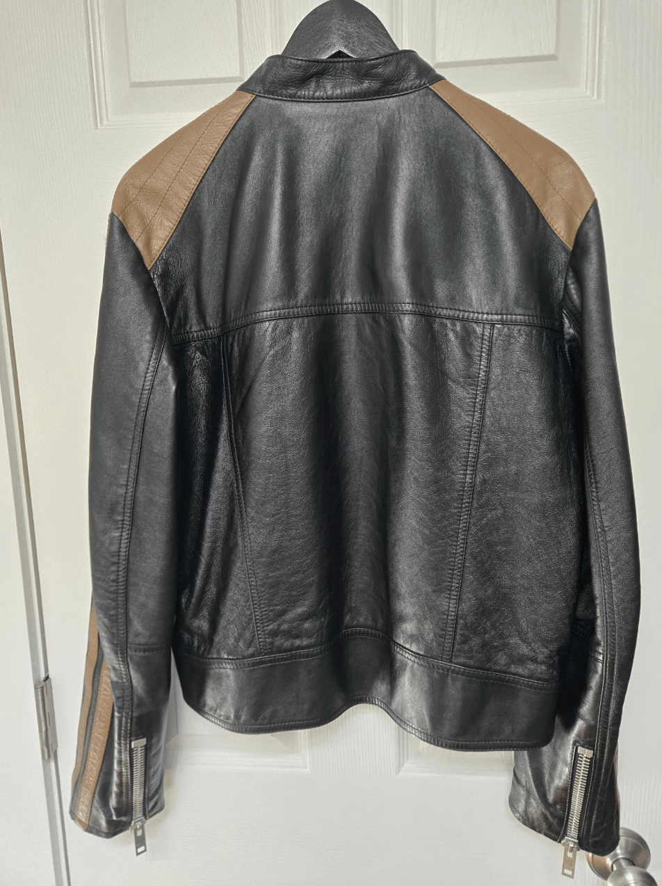 Celine × Hedi Slimane Leather Jacket Cafe Racer 50 Size US M / EU 48-50 / 2 - 3 Thumbnail