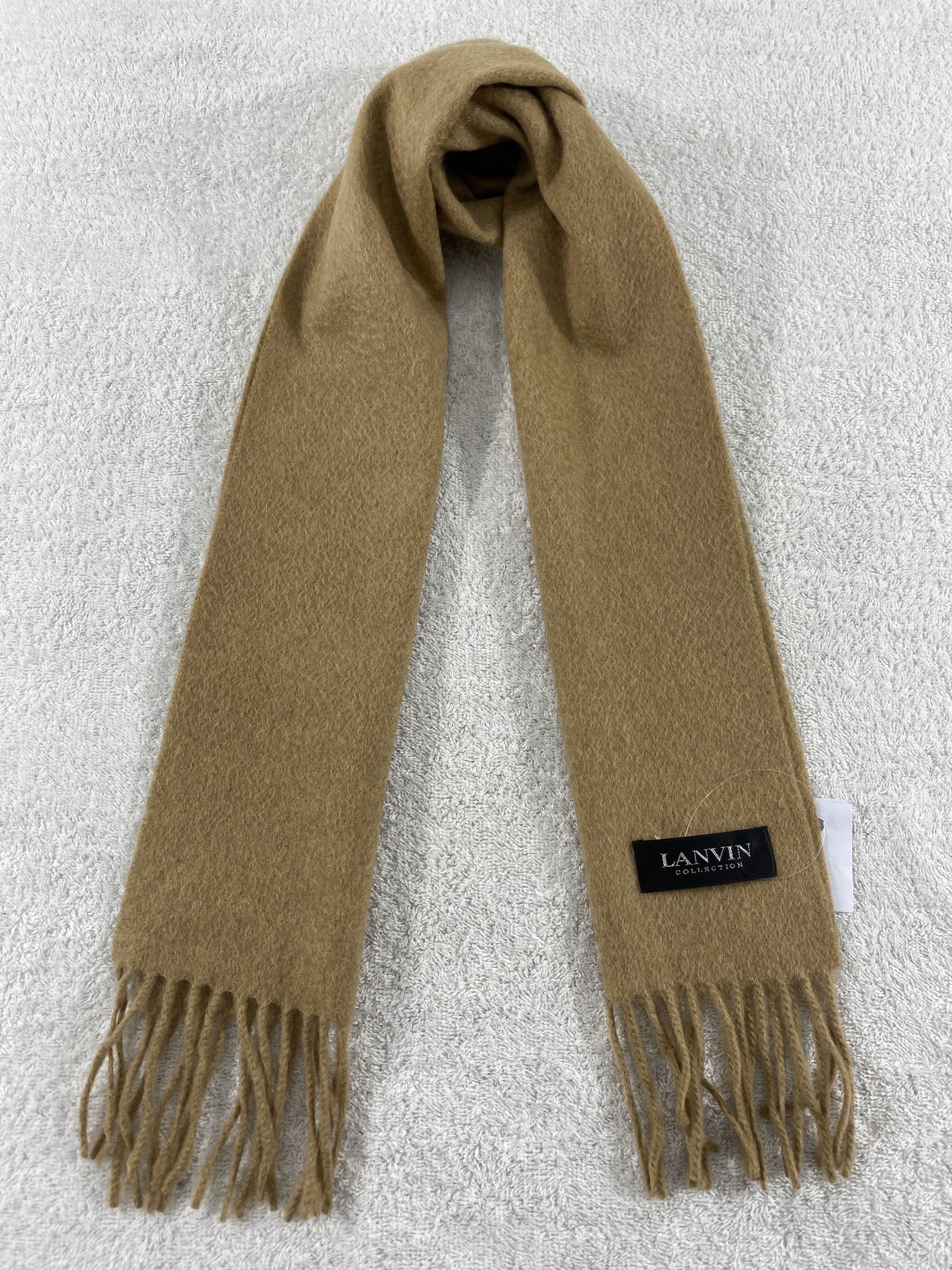 Lanvin × Vintage Lanvin Scarf / Muffler / Neckwear - WW1669 Size ONE SIZE - 1 Thumbnail