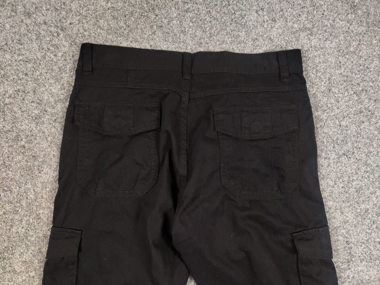 Japanese Brand Vintage Japan style Black Cargo Straight Fit Pants Y2K Size US 34 / EU 50 - 16 Thumbnail