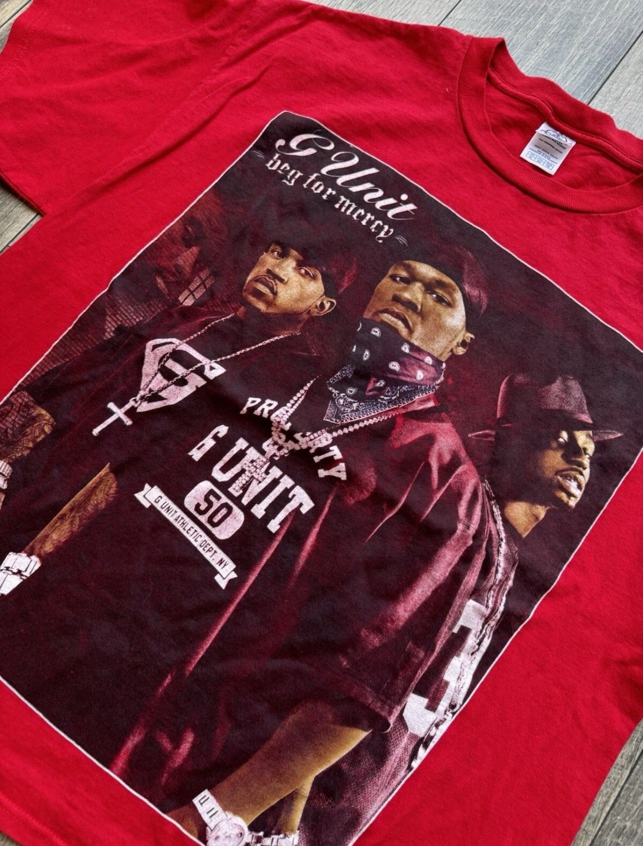 Rap Tees Vintage Y2K 50 Cent G Unit Beg For Mercy Rap Tee XL 2005 Size US XL / EU 56 / 4 - 3 Thumbnail