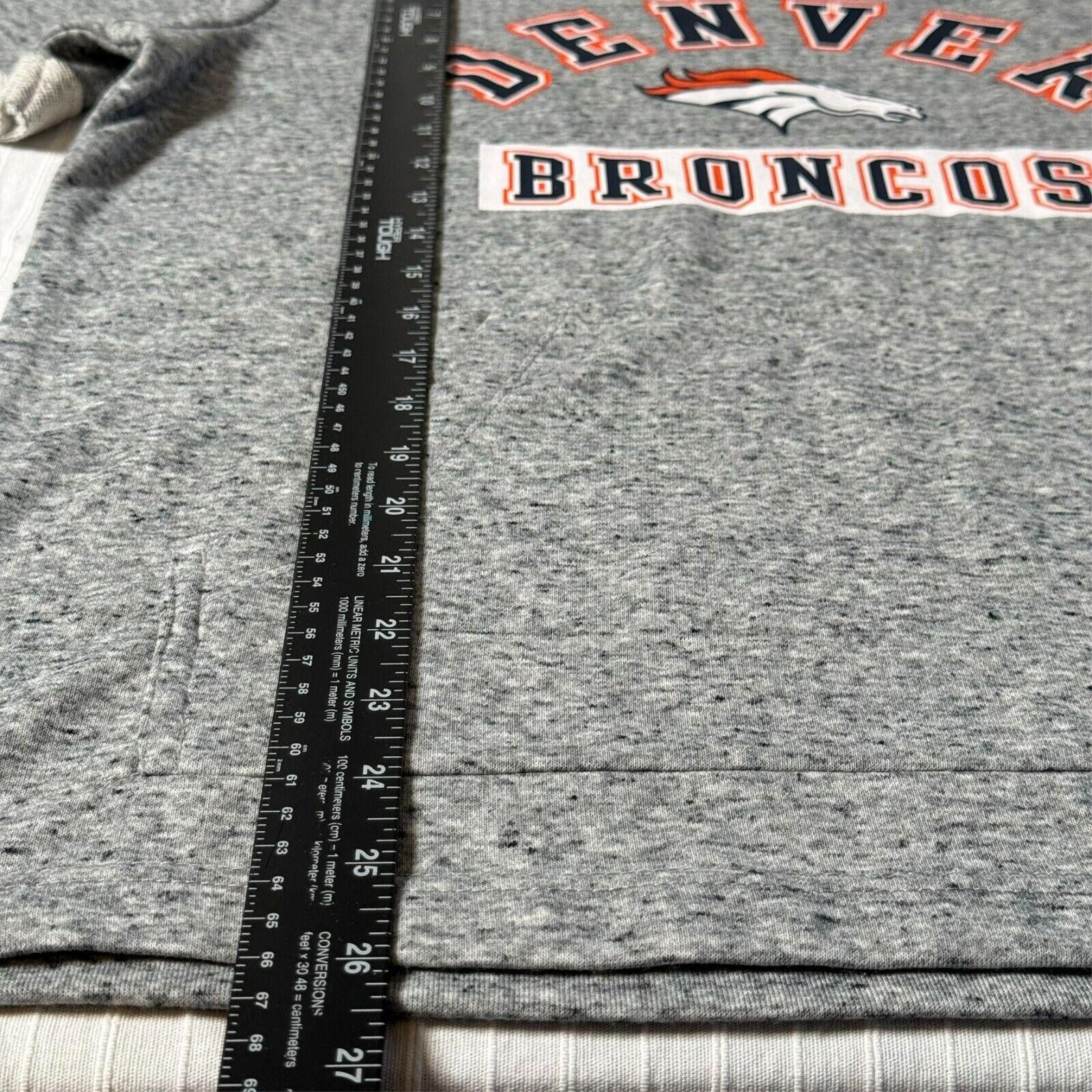 Designer Rare Broncos Short Sleeve Hoodie Youth XL Pullover NWT Size ONE SIZE - 7 Thumbnail