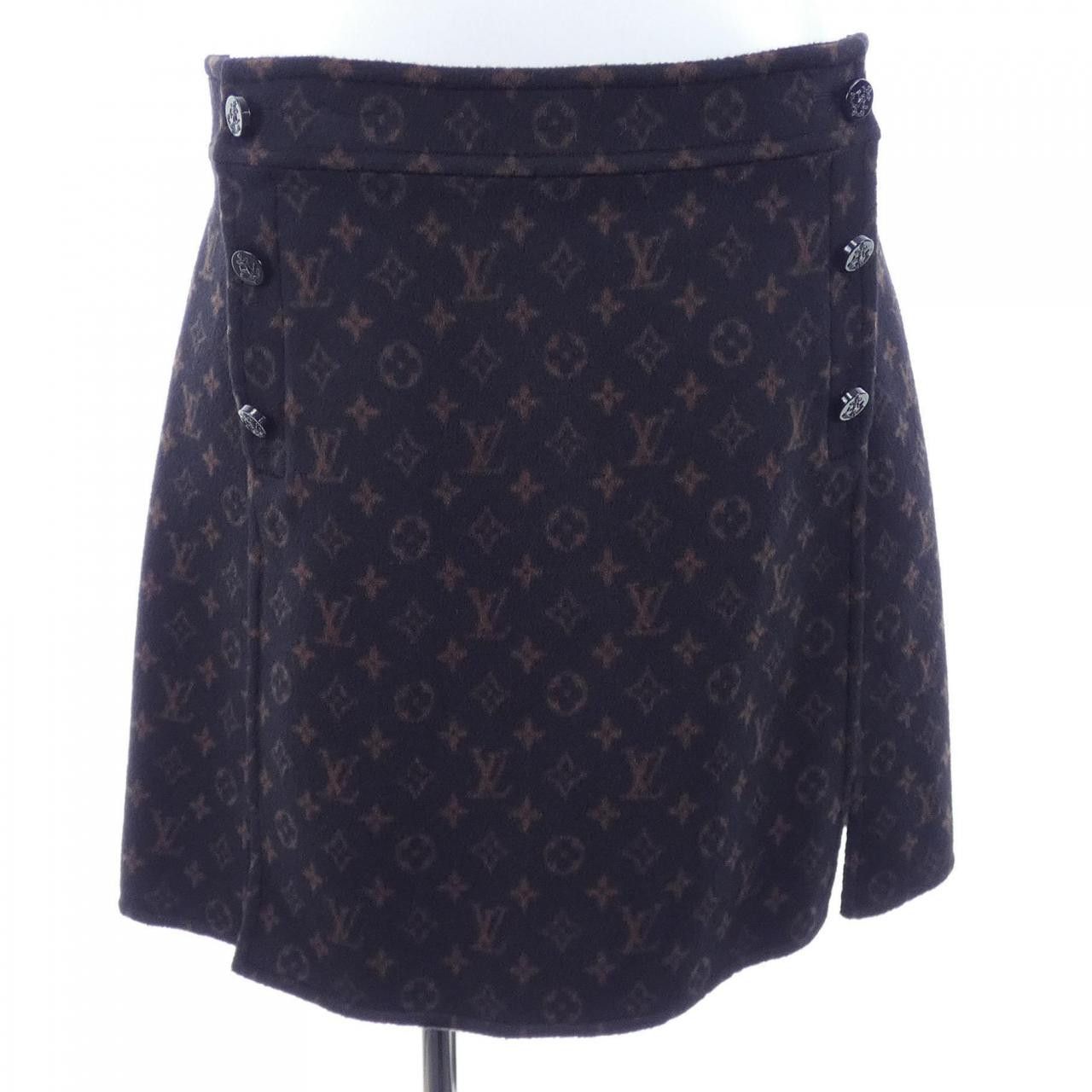 Louis Vuitton Louis Vuitton Louis Vuitton Skirt Textile Skirts FJSK11QS3 DUTY FREE for USA Size ONE SIZE - 1 Thumbnail