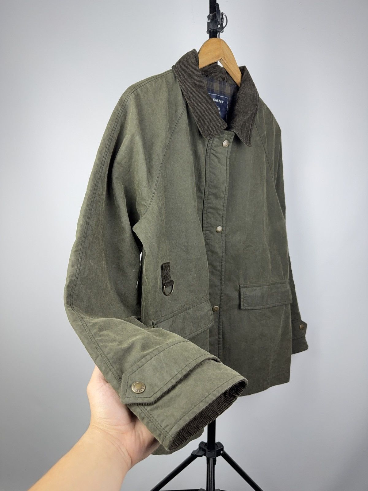 Gant Luxury London Cotton GANT Retro Wax Barbour style Jacket Size L / US 10 / IT 46 - 5 Thumbnail