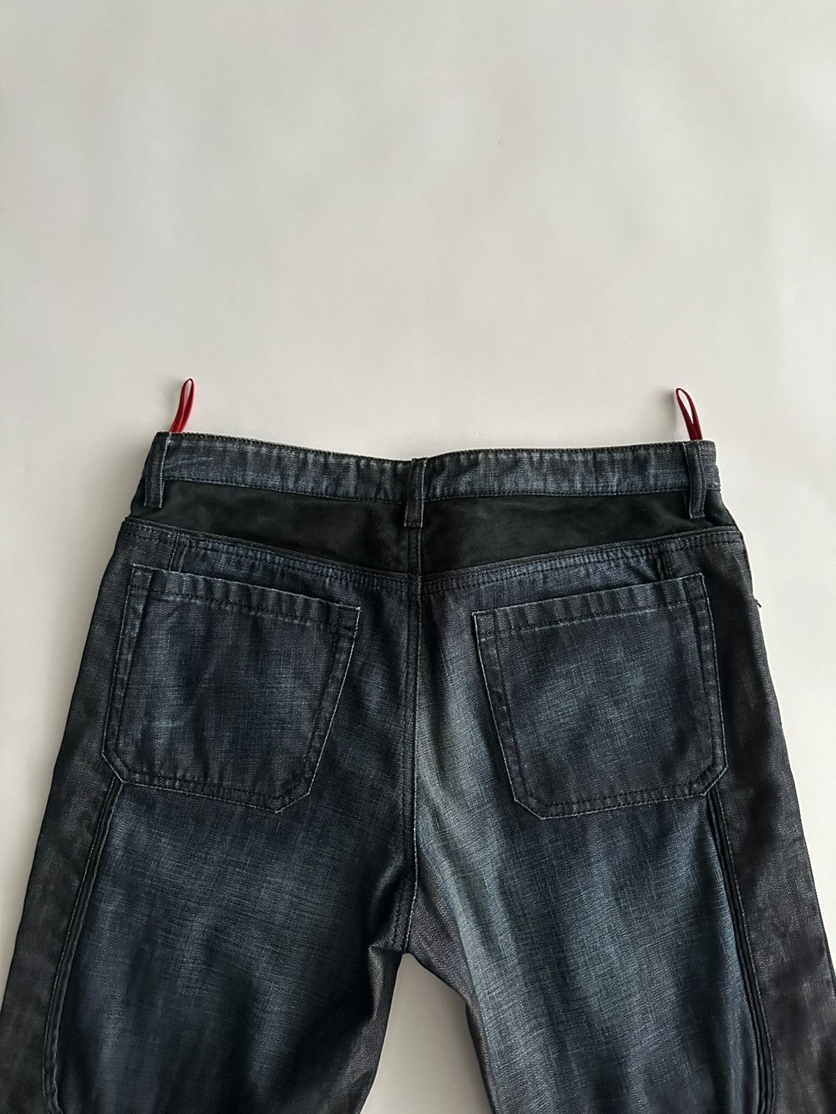 Prada Prada Early 2000’s Paneled Biker Denim Jeans Size US 30 / EU 46 - 9 Thumbnail