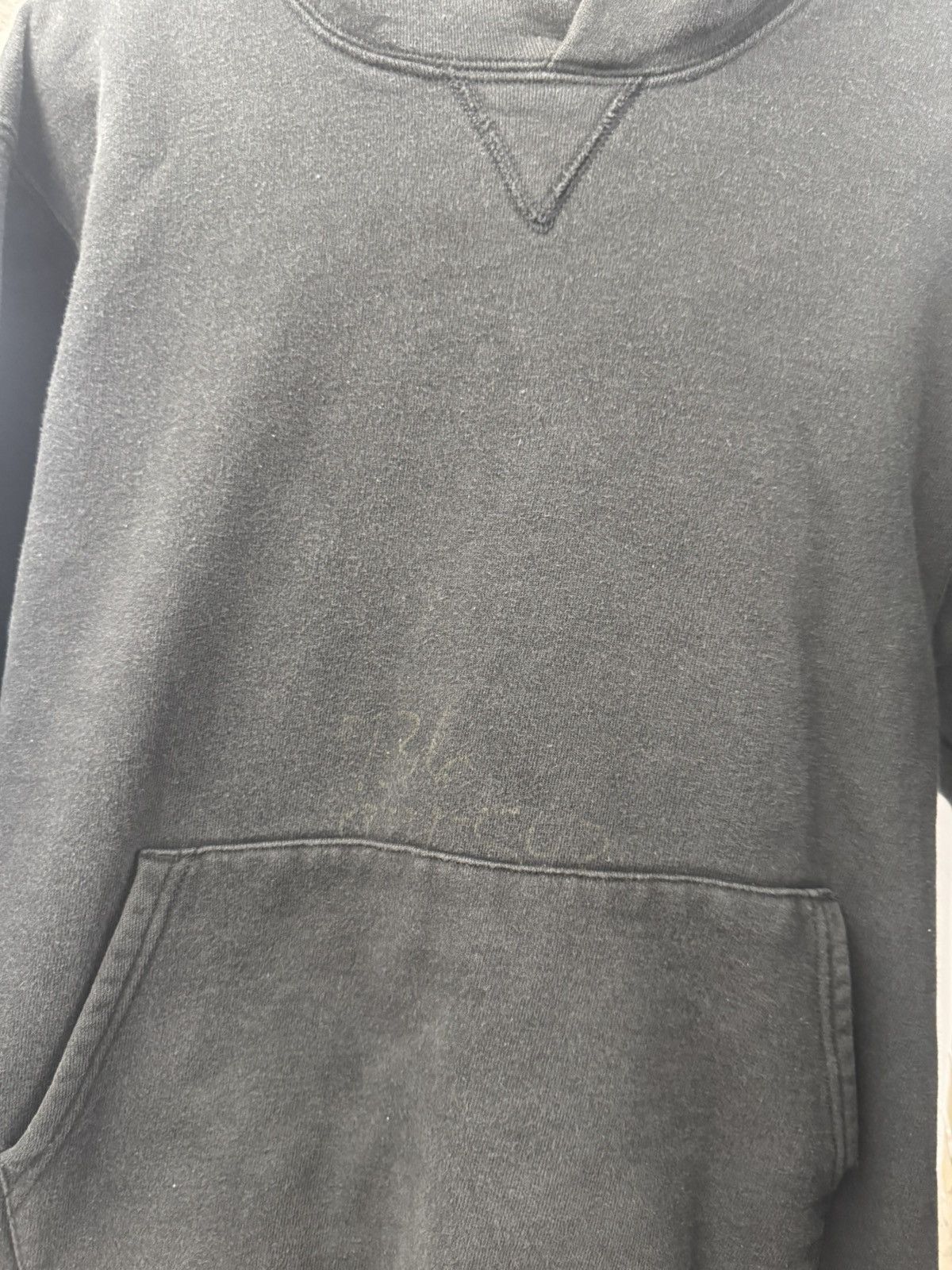 Vintage Vintage Black Hoodie Erd Grunge Stencil Size US M / EU 48-50 / 2 - 2 Thumbnail