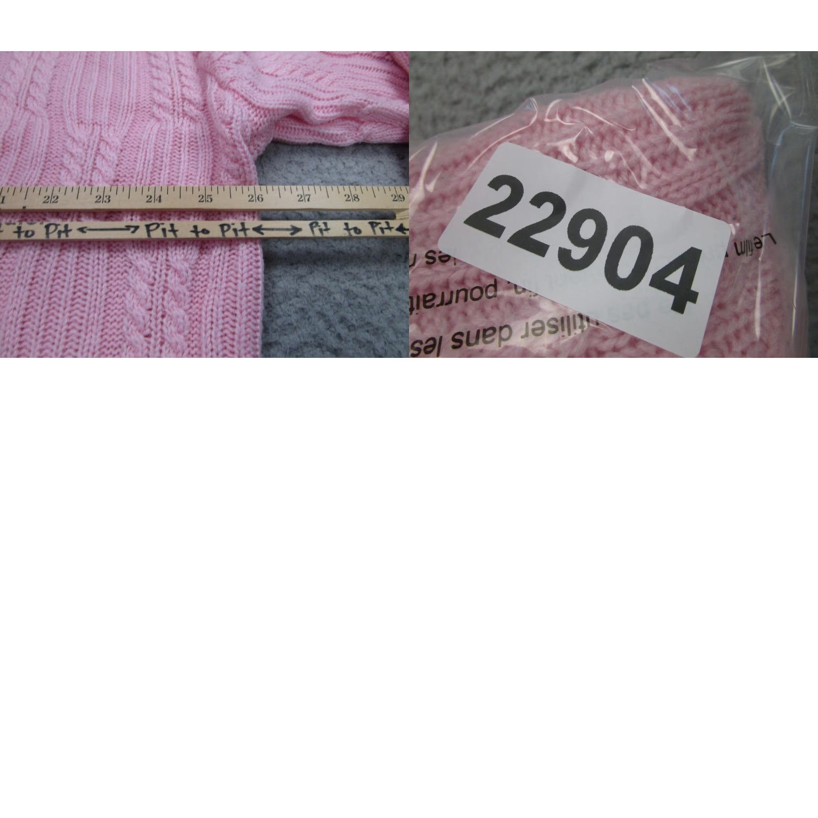 Pinko VINTAGE Fisherman Sweater Womens 1X Pink Cable Knit Pullover Knit 90s Y2K Size XL / US 12-14 / IT 48-50 - 8 Thumbnail