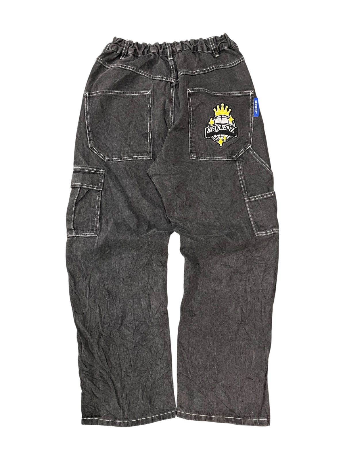 Vintage Sequenz Y2k Denim Baggy Pants Size US 34 / EU 50 - 17 Thumbnail