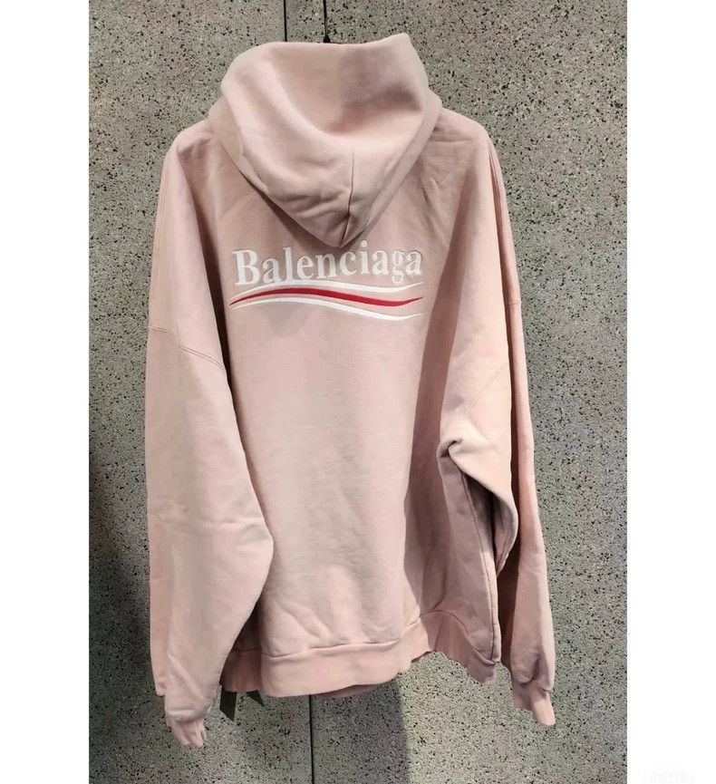 Balenciaga Balenciaga Pink coke sea wave hooded sweater Size US M / EU 48-50 / 2 - 2 Thumbnail