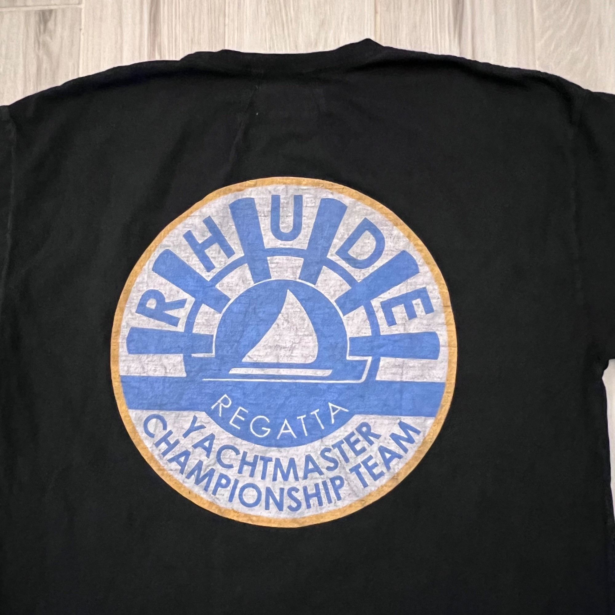 Rhude NEW RHUDE YATCHMASTER BLACK TEE SZ MEDIUM Size US M / EU 48-50 / 2 - 8 Thumbnail
