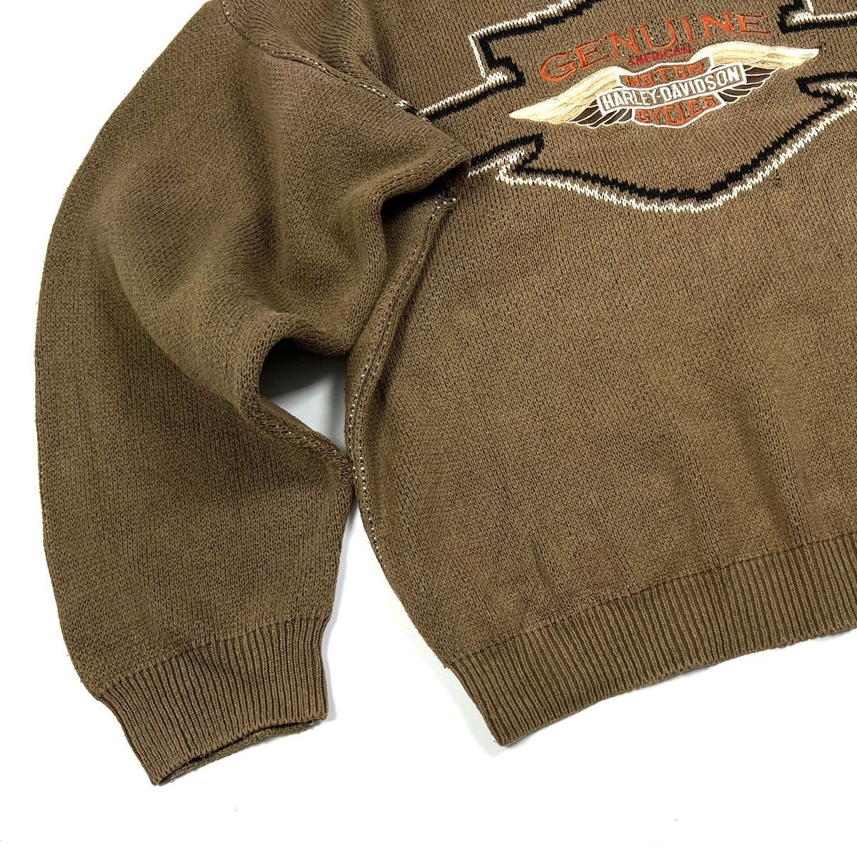 Harley Davidson × Vintage Vintage Harley Davidson USA Big Logo Knit Sweater Size XL Size US XL / EU 56 / 4 - 8 Thumbnail