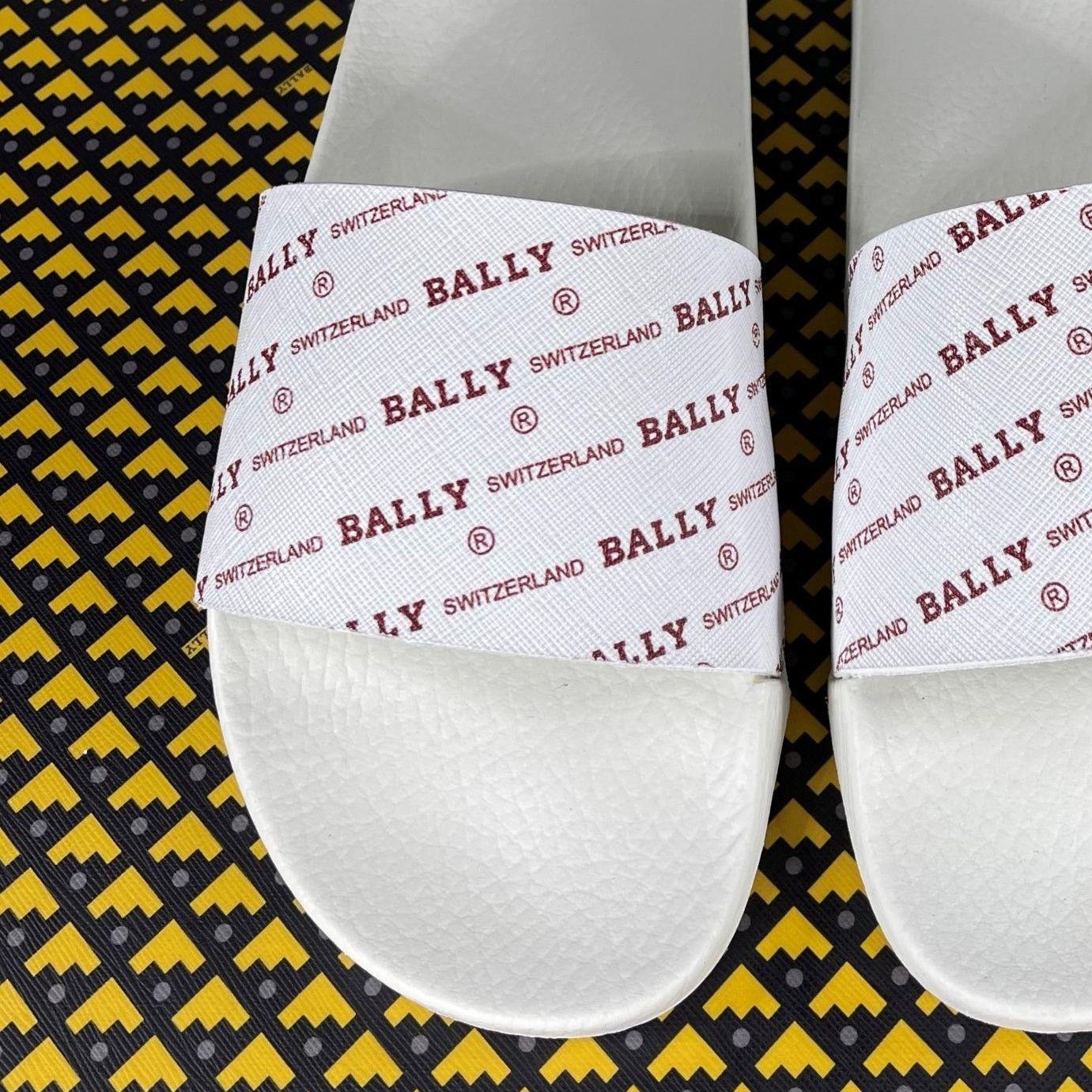 Bally Bally Slanter White/Red Rubber Slides US 7 Size US 7 / EU 40 - 8 Thumbnail