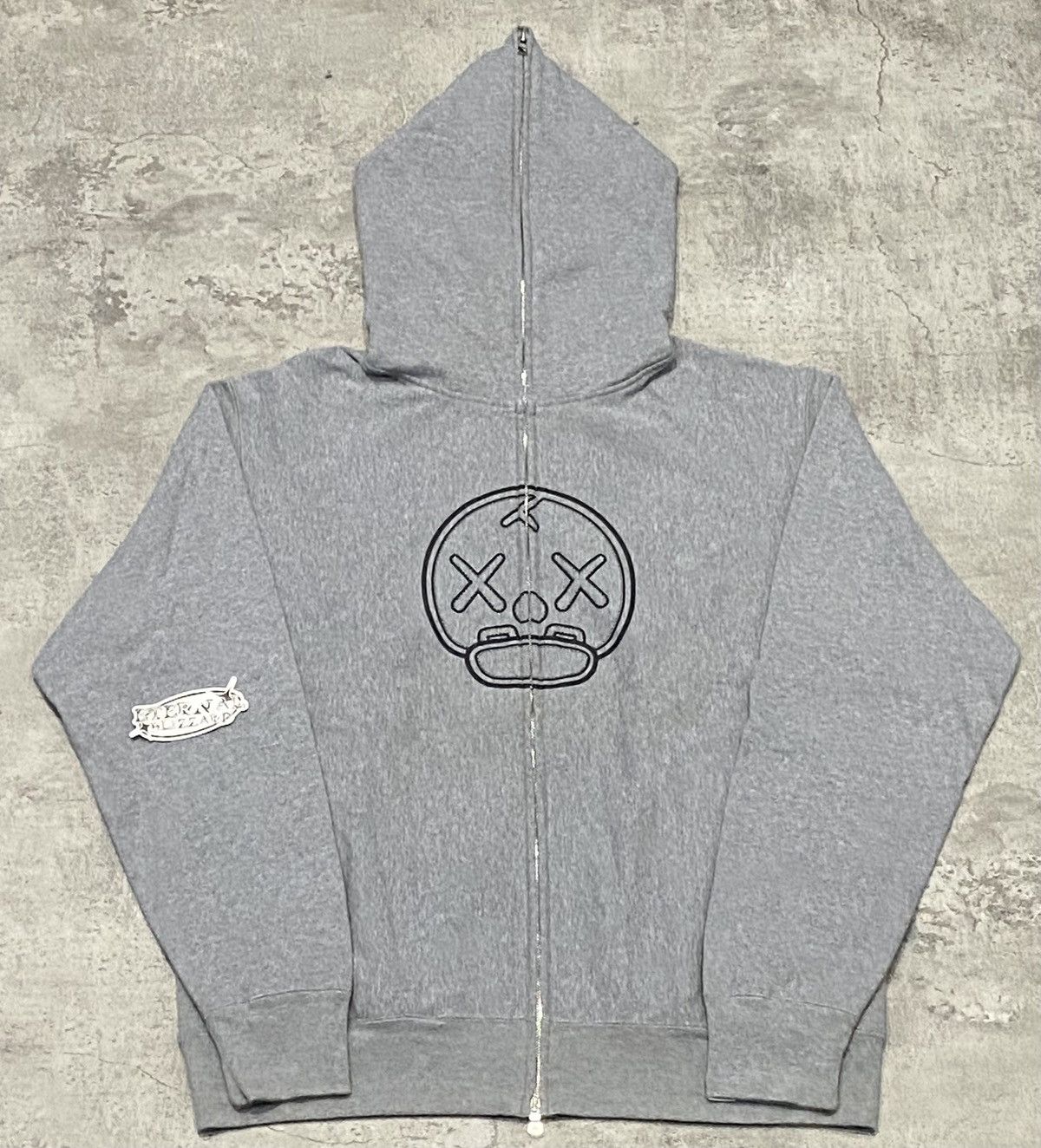 Bape × Kaws Bape X Kaws Logo Fullzip Hoodie Size US L / EU 52-54 / 3 - 1 Thumbnail