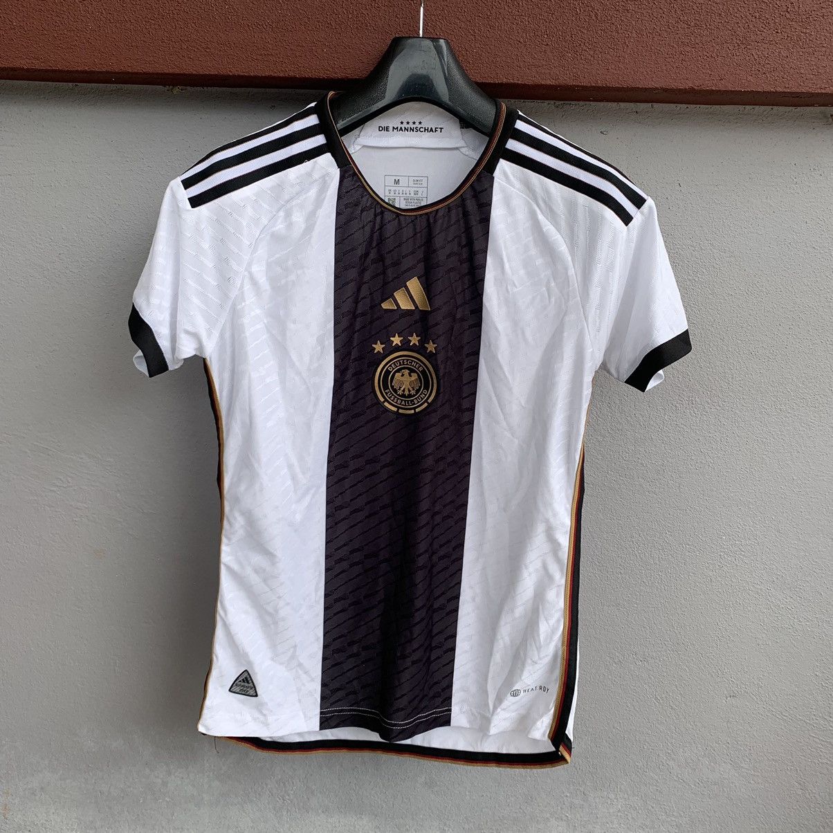 Adidas Adidas Germany Home Authentic Match Jersey 2022 World Cup Size US M / EU 48-50 / 2 - 1 Thumbnail