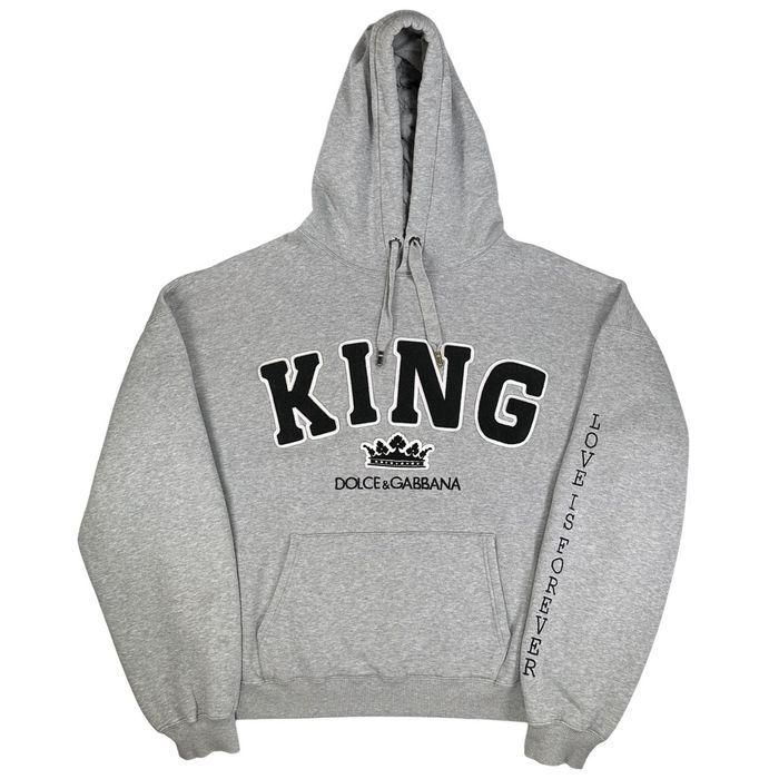 Dolce Gabbana Dolce Gabbana Size M Sweatshirt Grey KING Logo