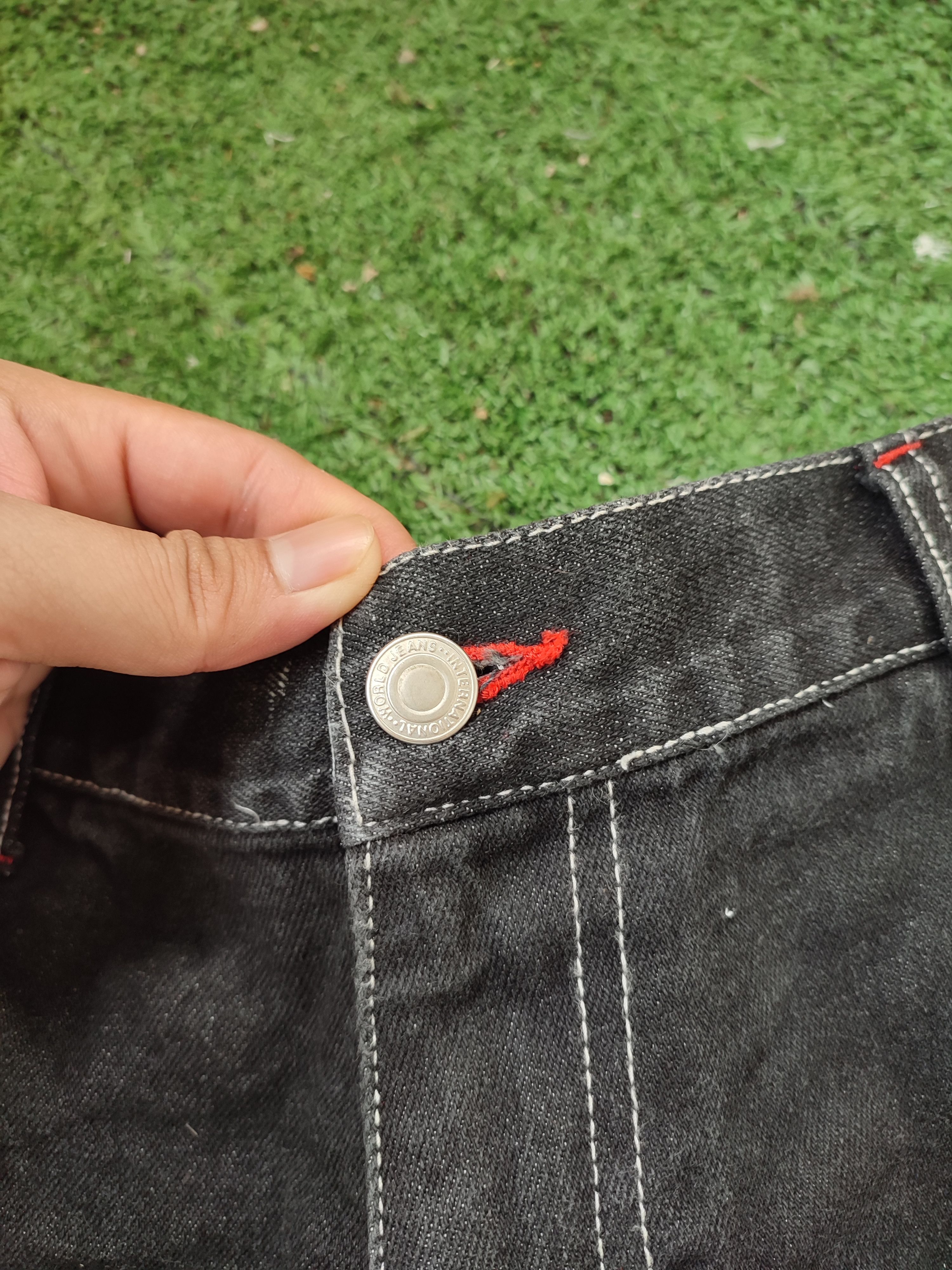 Japanese Brand × Vintage 💥 FLARE 💥 VINTAGE A.P.I. JAPANESE BRAND JEANS Size US 36 / EU 52 - 10 Thumbnail