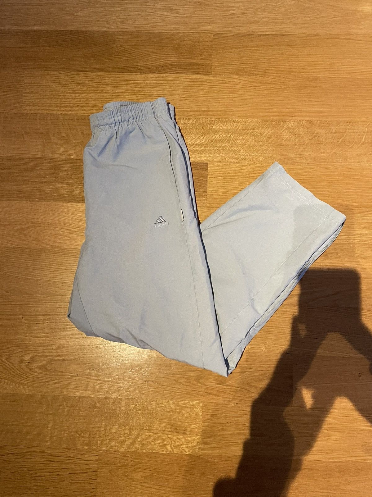 Adidas vintage adidas trackpants lightgrey Size 25" / US 0 / IT 36 - 1 Thumbnail