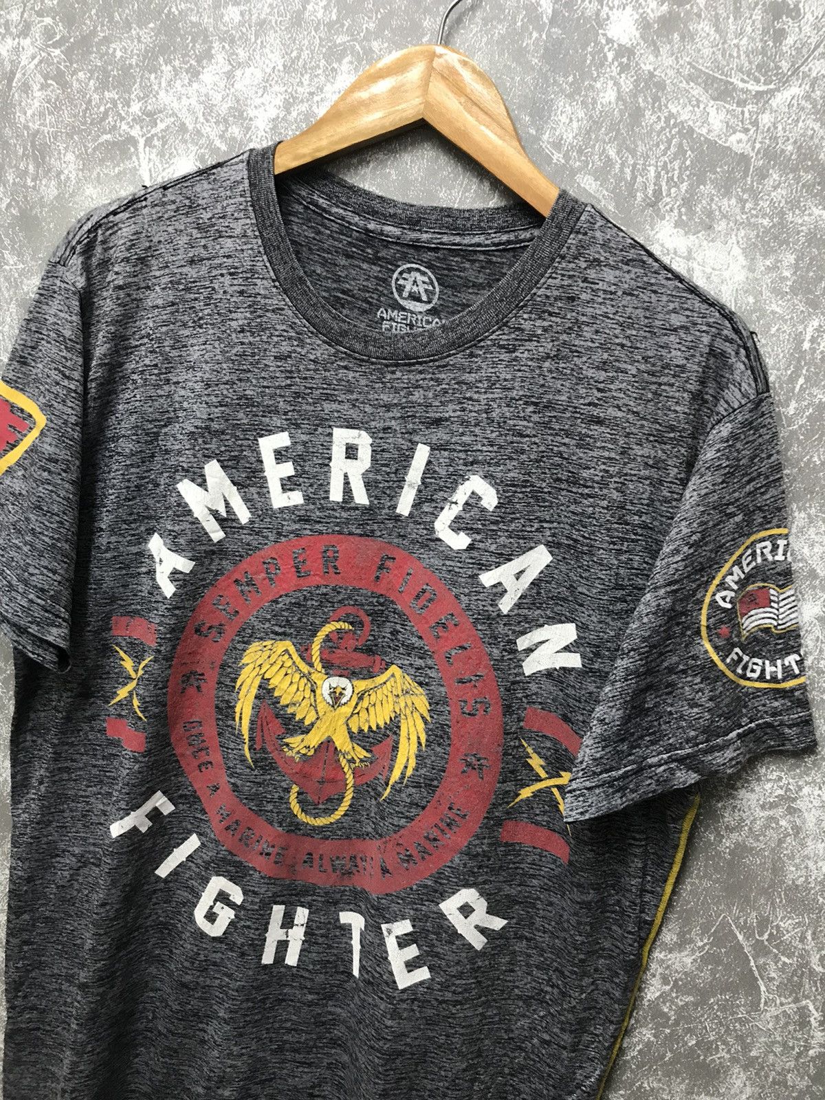 Affliction × Helix × Southpole American Fighter Affliction Eagle Y2K Graphic Tee Size US L / EU 52-54 / 3 - 4 Thumbnail