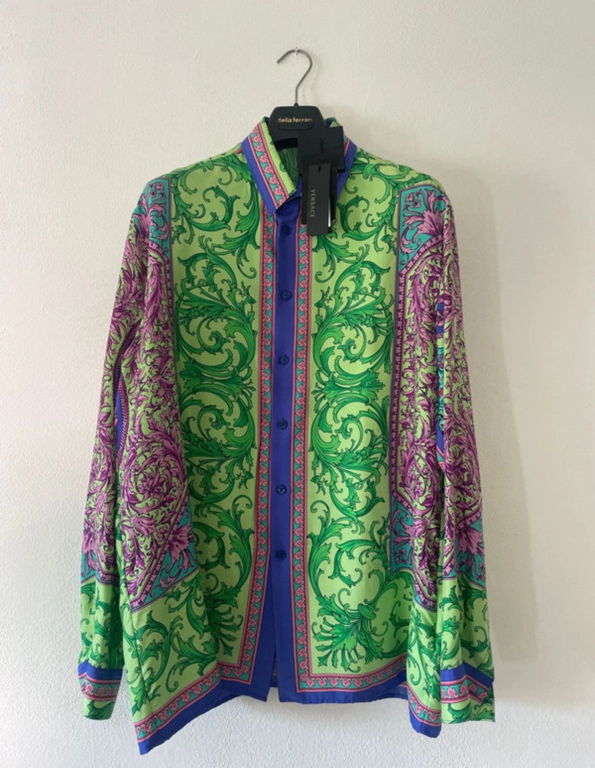 Versace Versace silk shirt Size US L / EU 52-54 / 3 - 1 Thumbnail