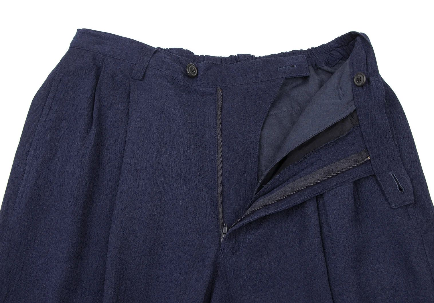 Issey Miyake Indigo Dyed Two-Tuck Pants L-XL in Dark Blue Size US 36 / EU 52 - 5 Thumbnail