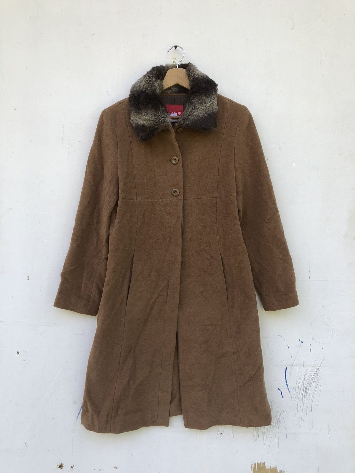 Designer × Japanese Brand Vintage Wo Hop Trench Coat Japan Size M / US 6-8 / IT 42-44 - 1 Thumbnail