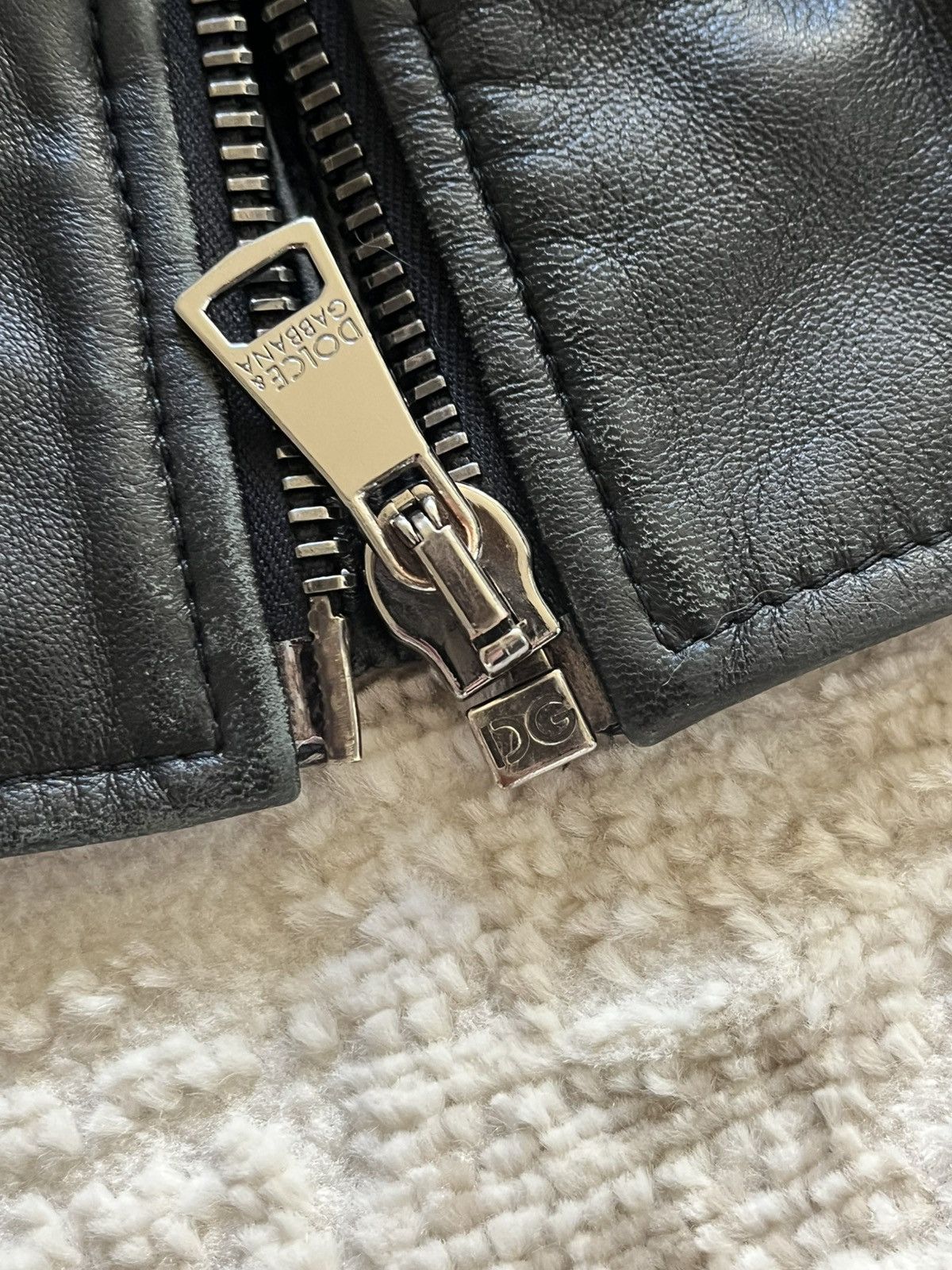 Dolce & Gabbana Dolce & Gabbana Leather Jacket Size US S / EU 44-46 / 1 - 10 Thumbnail