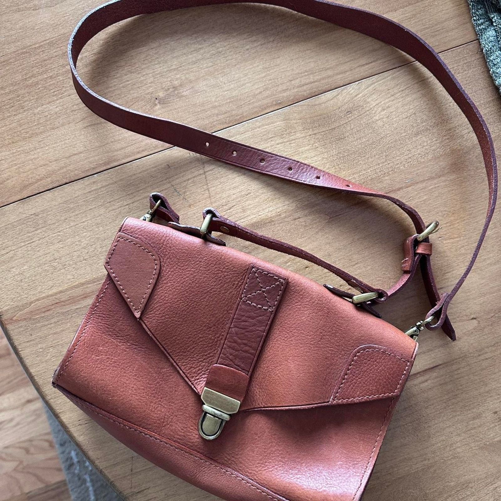 Madewell Madewell brown leather crossbody bag Size ONE SIZE - 1 Preview
