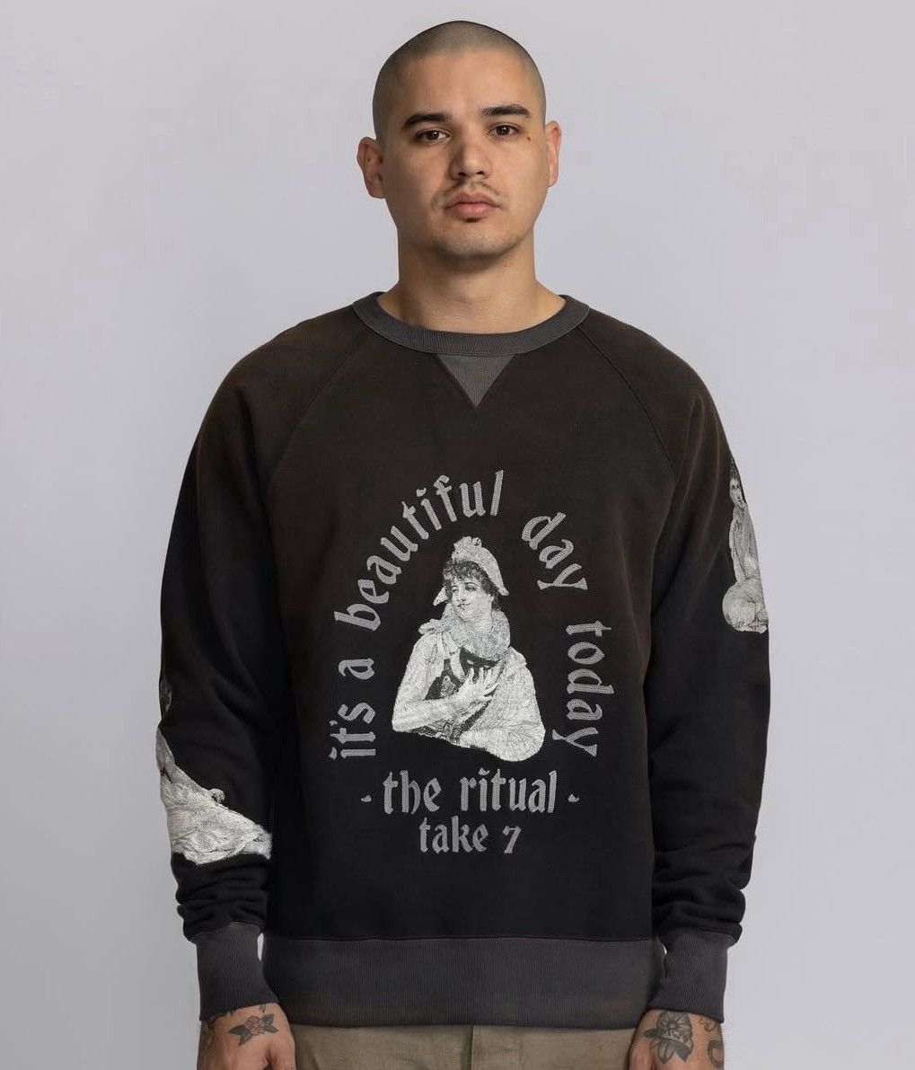 Samuel Zelig SAMUEL ZELIG RITUAL CREWNECK BLACK Size US L / EU 52-54 / 3 - 8 Thumbnail