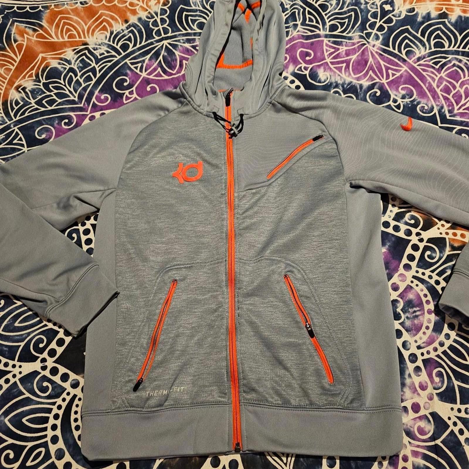 Nike Nike Men's KD Kevin Durant Grey and Orange Jacket Size US S / EU 44-46 / 1 - 2 Thumbnail