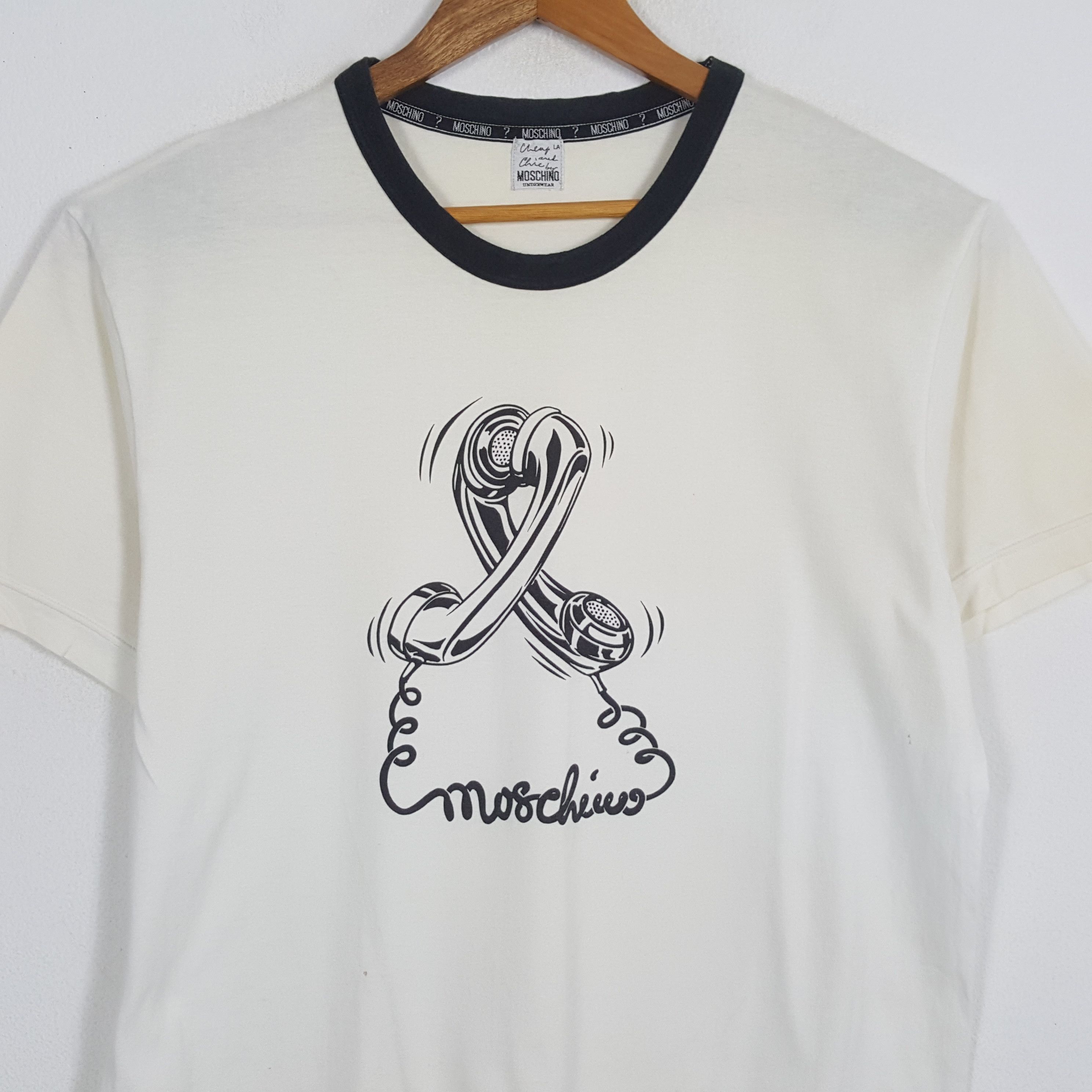 Vintage MOSCHINO Japanese Fashion Brand T-Shirts